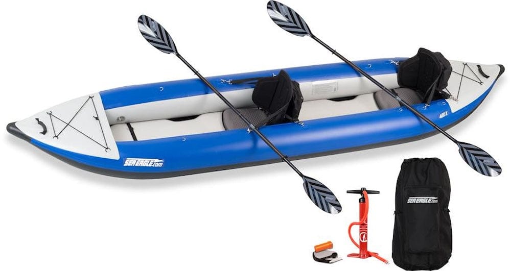 Backcountry Sportsman Kayaks The 420x Explorer Inflatable Kayak - Pro Kayak Package
