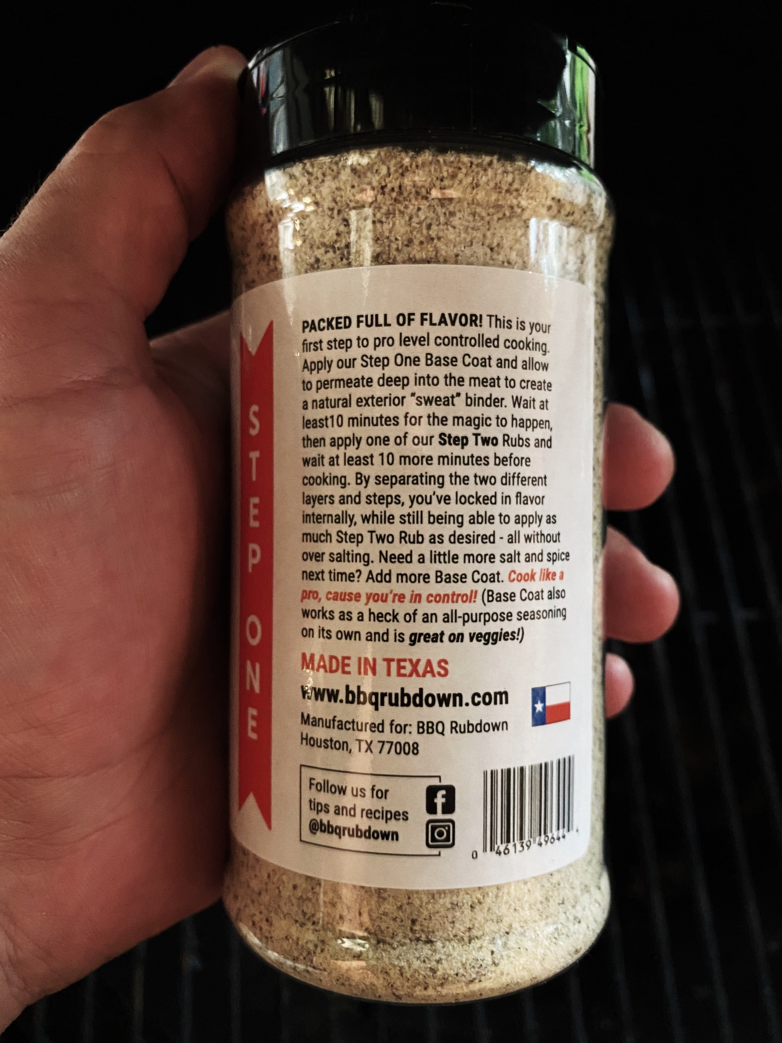 BBQ RUBDOWN Seasoning All Purpose Base Coat - Step One