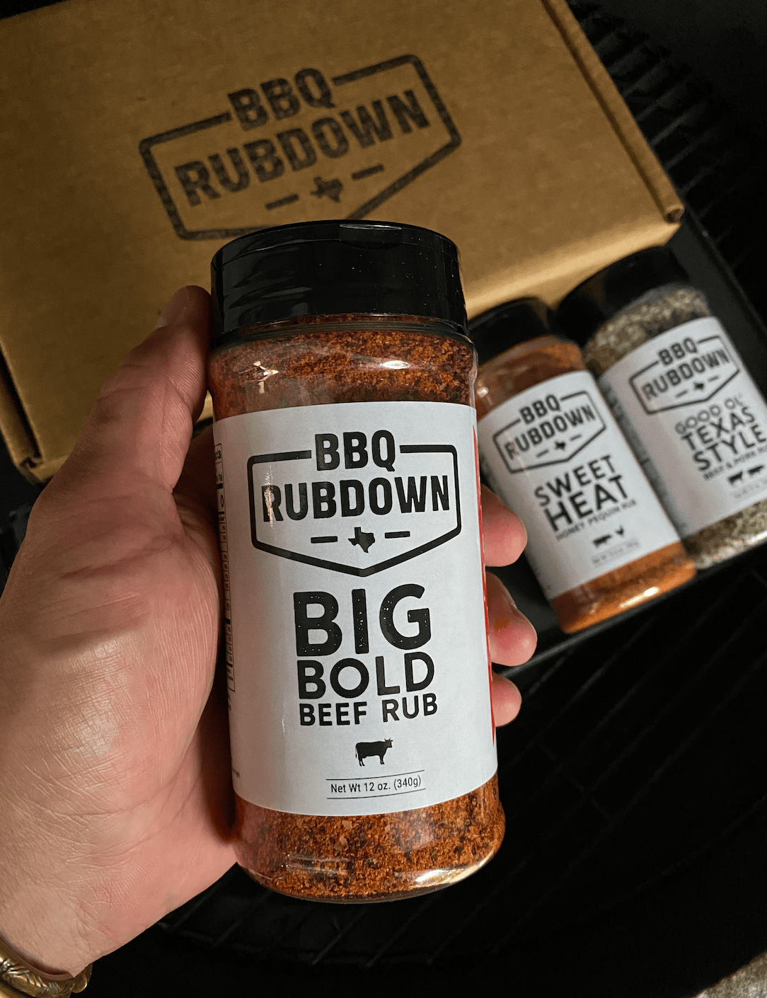 BBQ RUBDOWN Seasoning Big Bold Beef Rub - Step Two