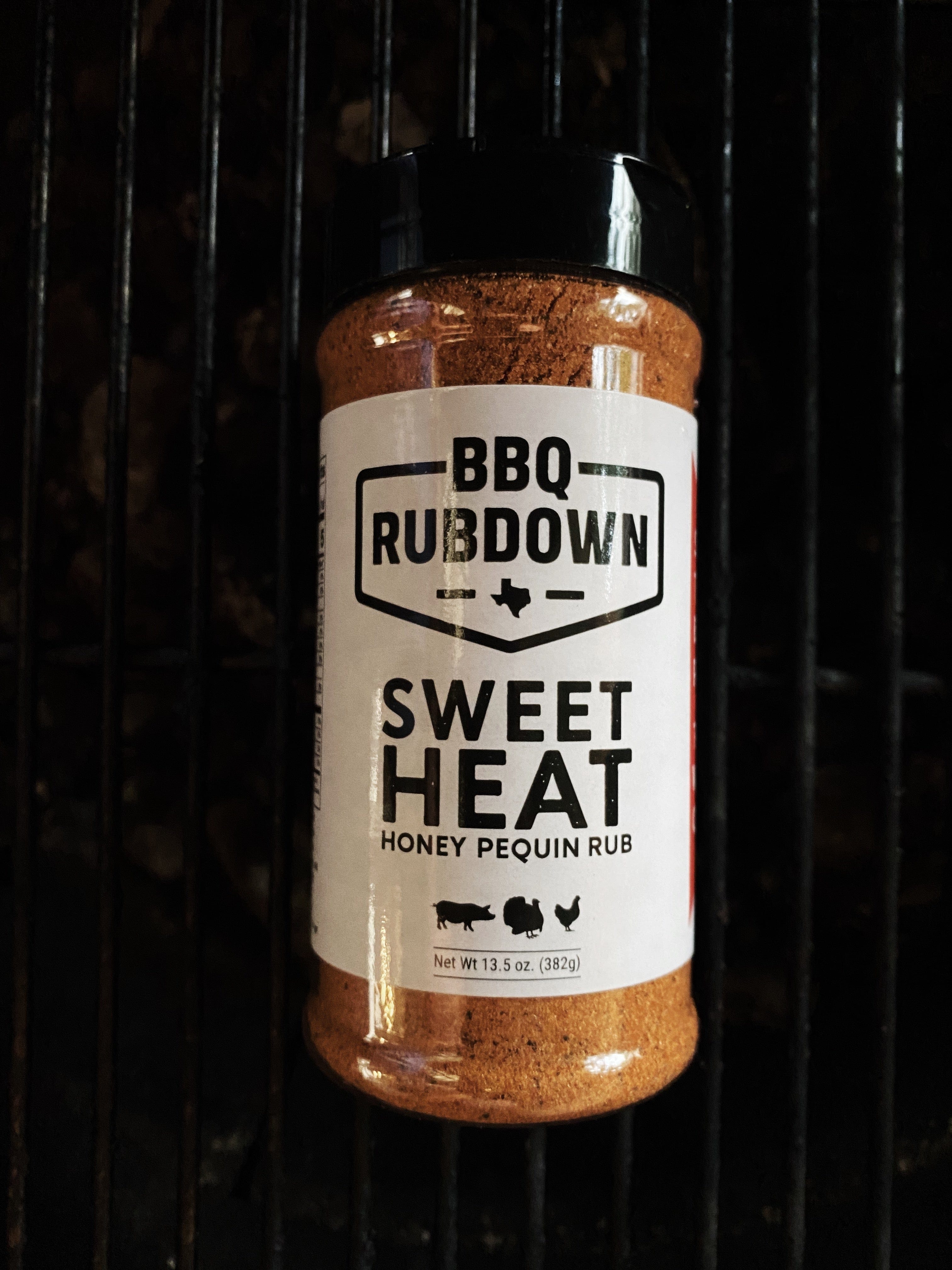BBQ RUBDOWN Seasoning Sweet Heat Honey Pequin Rub - Step Two