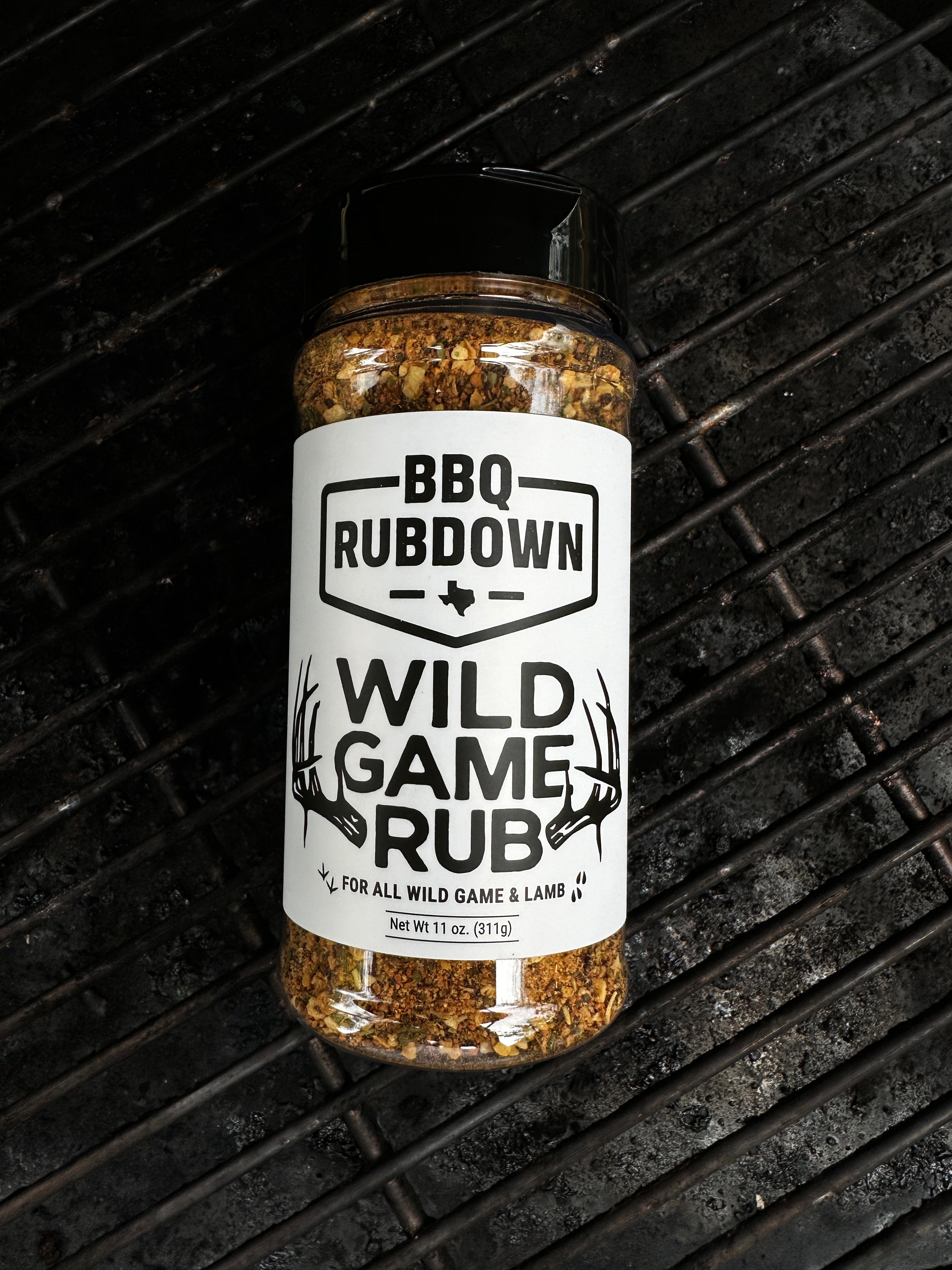 BBQ RUBDOWN Seasoning Wild Game and Lamb Rub