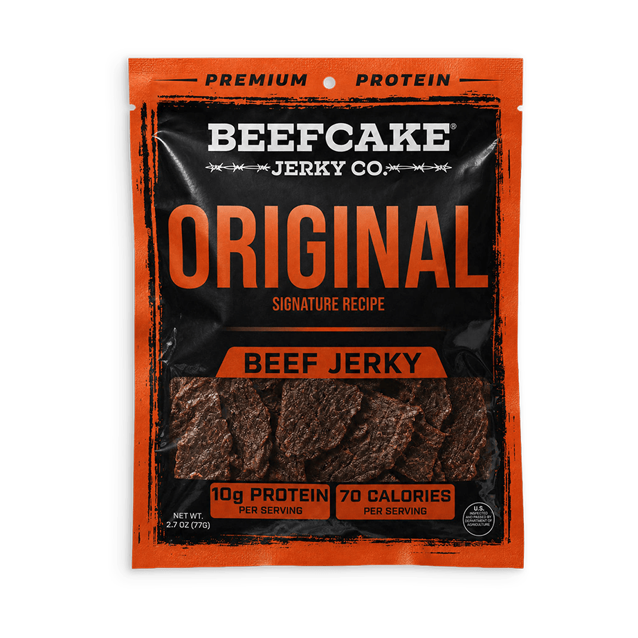 BeefCake Jerky Beef Jerky 1 Pack Original Jerky