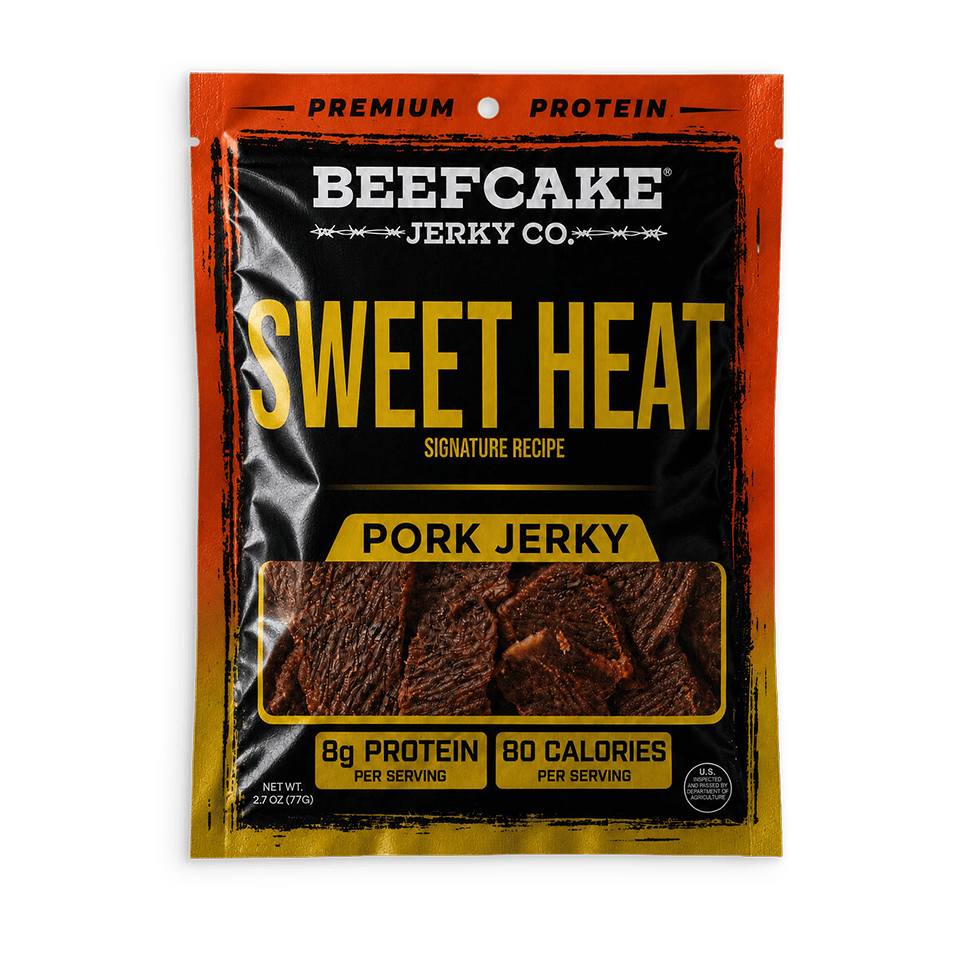 BeefCake Jerky Beef Jerky 1 Pack Sweet Heat Jerky