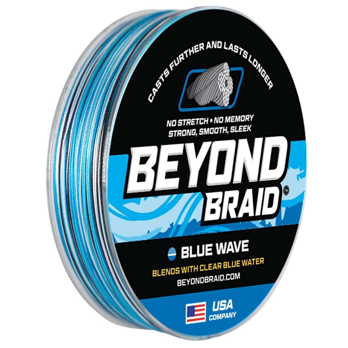 Beyond Braid Braid Blue Wave 300-2000 Yard Spools