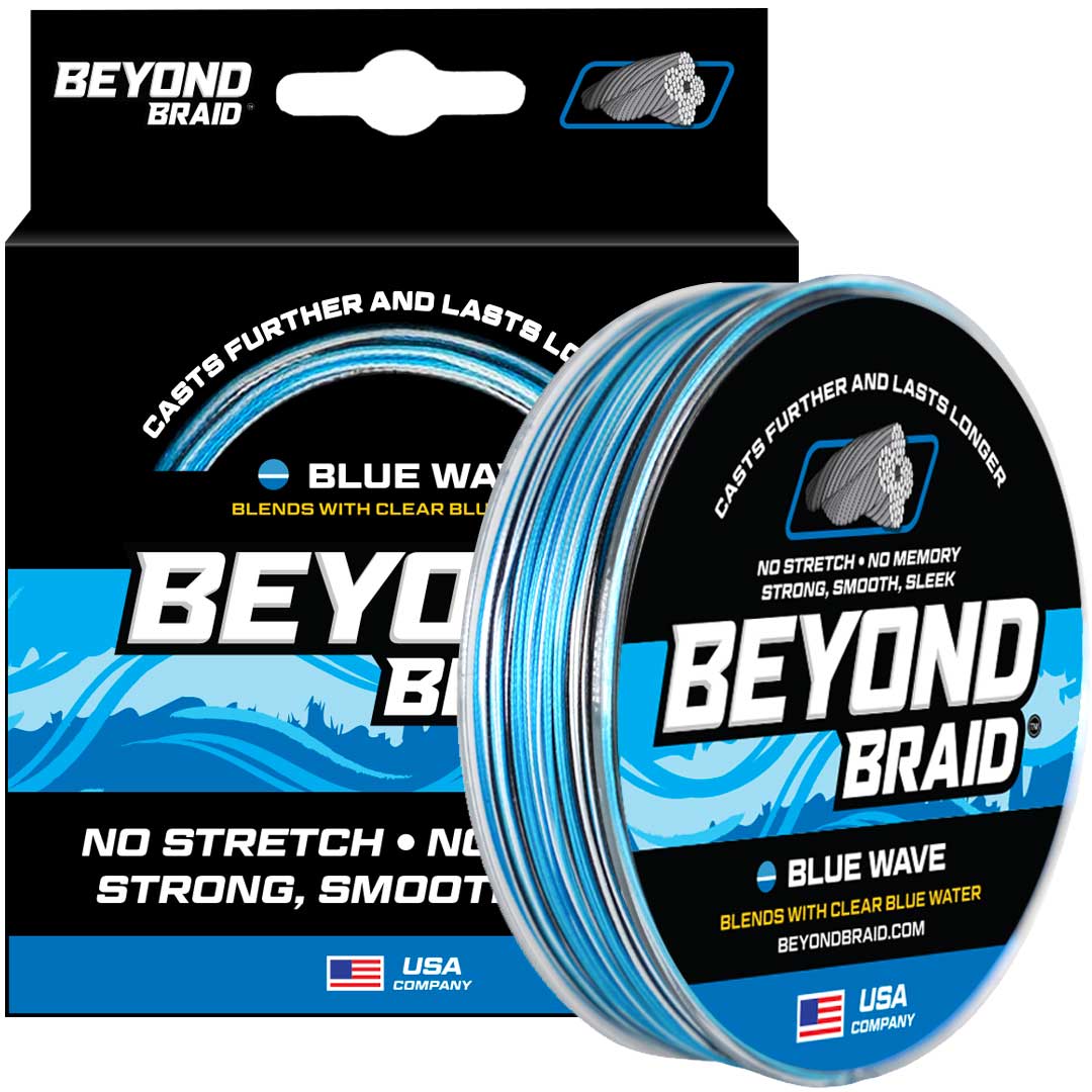 Beyond Braid Braid Blue Wave 300-2000 Yard Spools