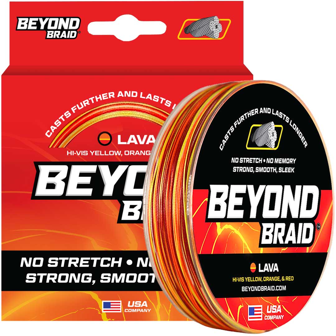 Beyond Braid Braid Lava - Red, Orange, & Yellow