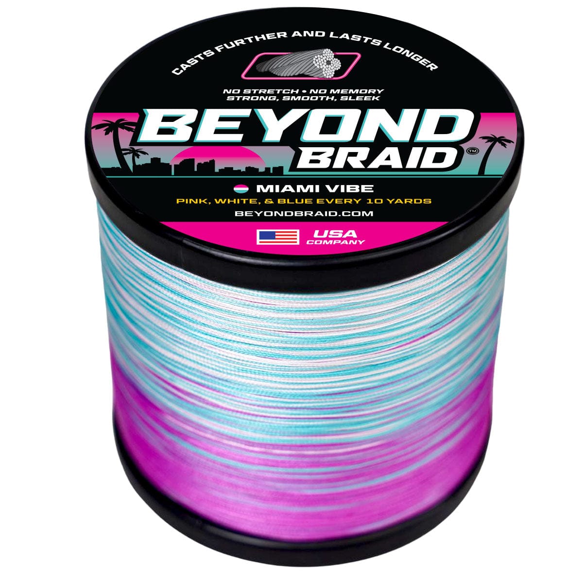 Beyond Braid Braid Miami Vibe - Pink, White, & Blue