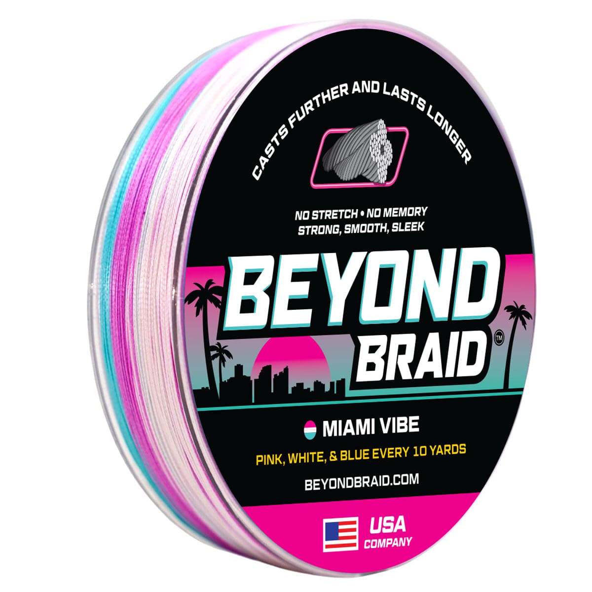 Beyond Braid Braid Miami Vibe - Pink, White, & Blue