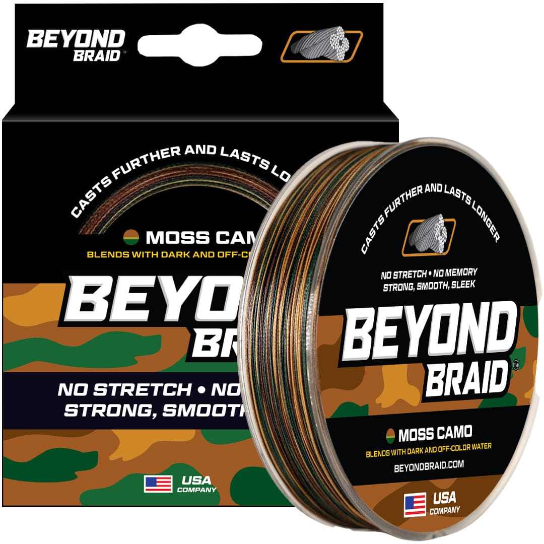 Beyond Braid Braid Moss Camo 300-2000 Yard Spools
