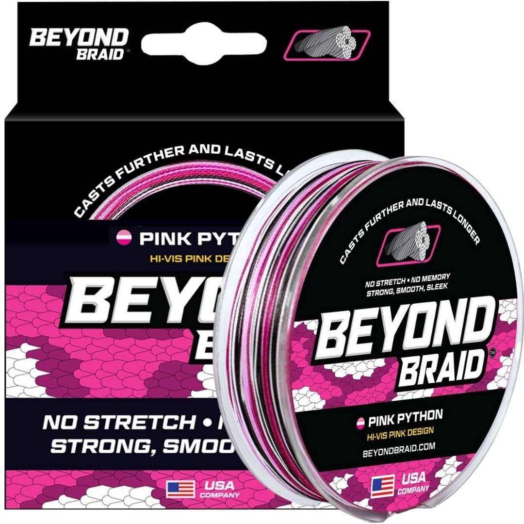 Beyond Braid Braid Pink Python Hi-Vis Braid
