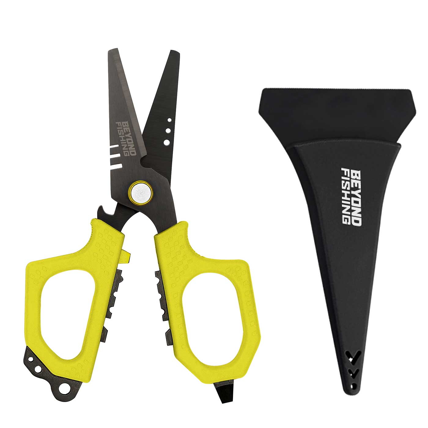 Beyond Braid Fishing Tools Yellow Beyond Fishing 6.5" Pro Shears - Premium Braid Cutting Scissors