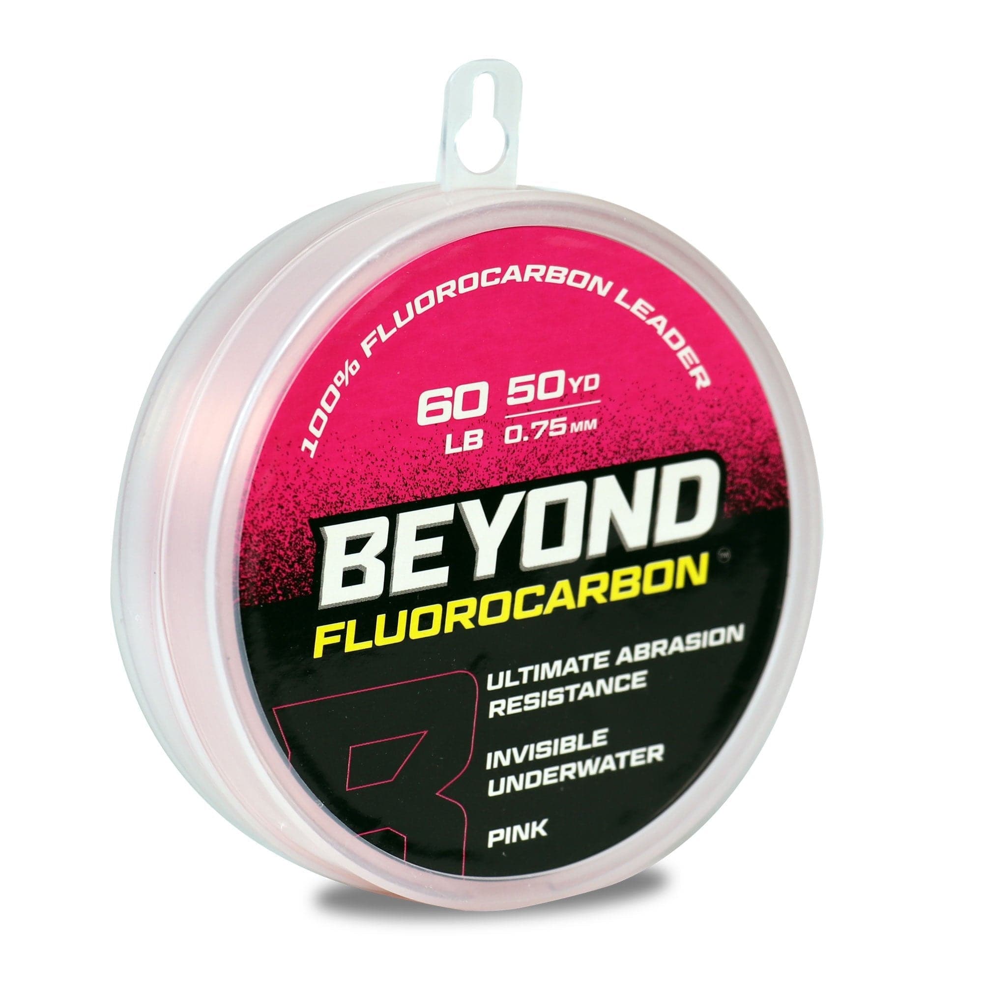 Beyond Braid Fluorocarbon Beyond Fluorocarbon Leader Material 50YD - Pink