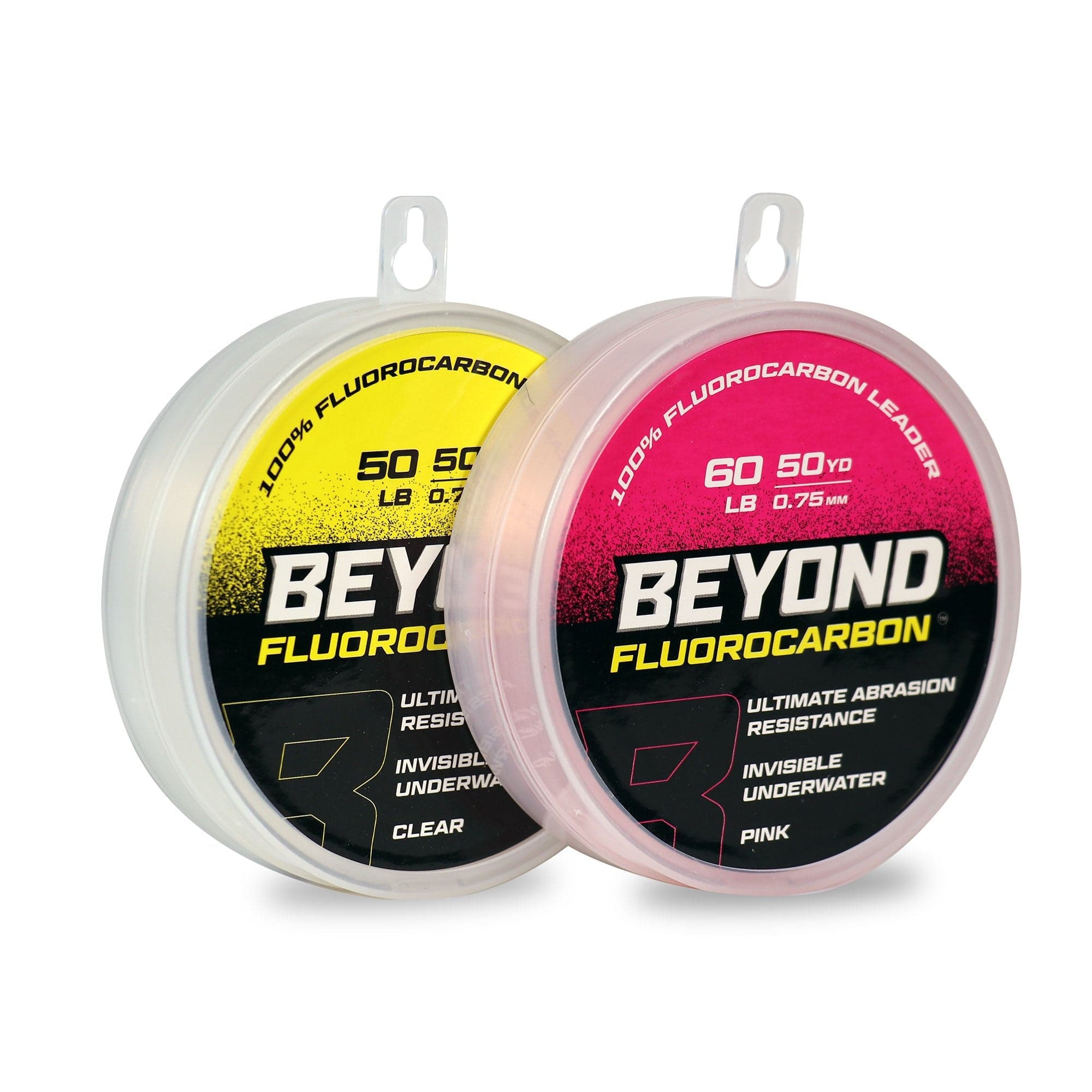 Beyond Braid Fluorocarbon Beyond Fluorocarbon Leader Material 50YD - Pink Or Clear