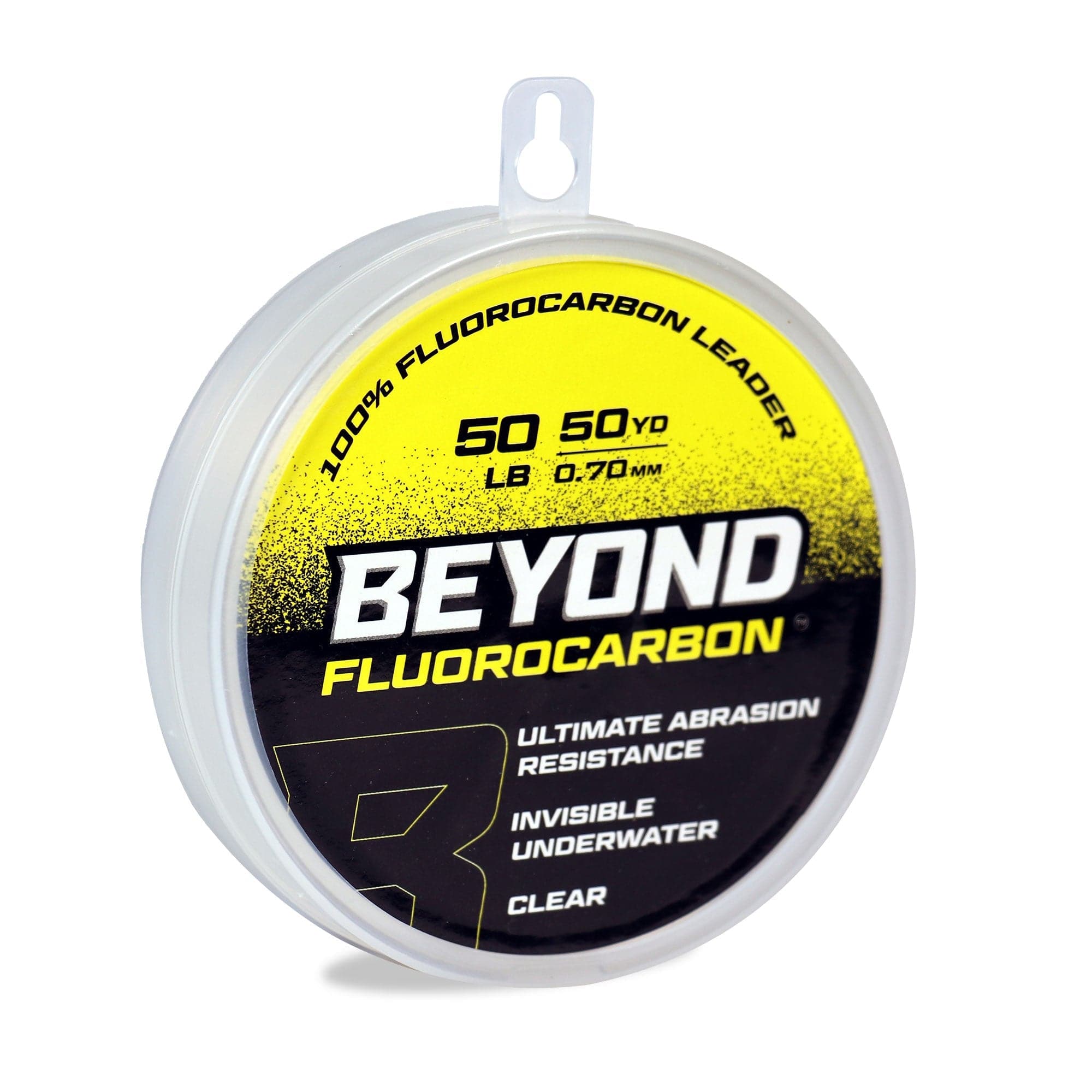 Beyond Braid Fluorocarbon Clear / 10LB Beyond Fluorocarbon Leader Material 50YD - Pink Or Clear
