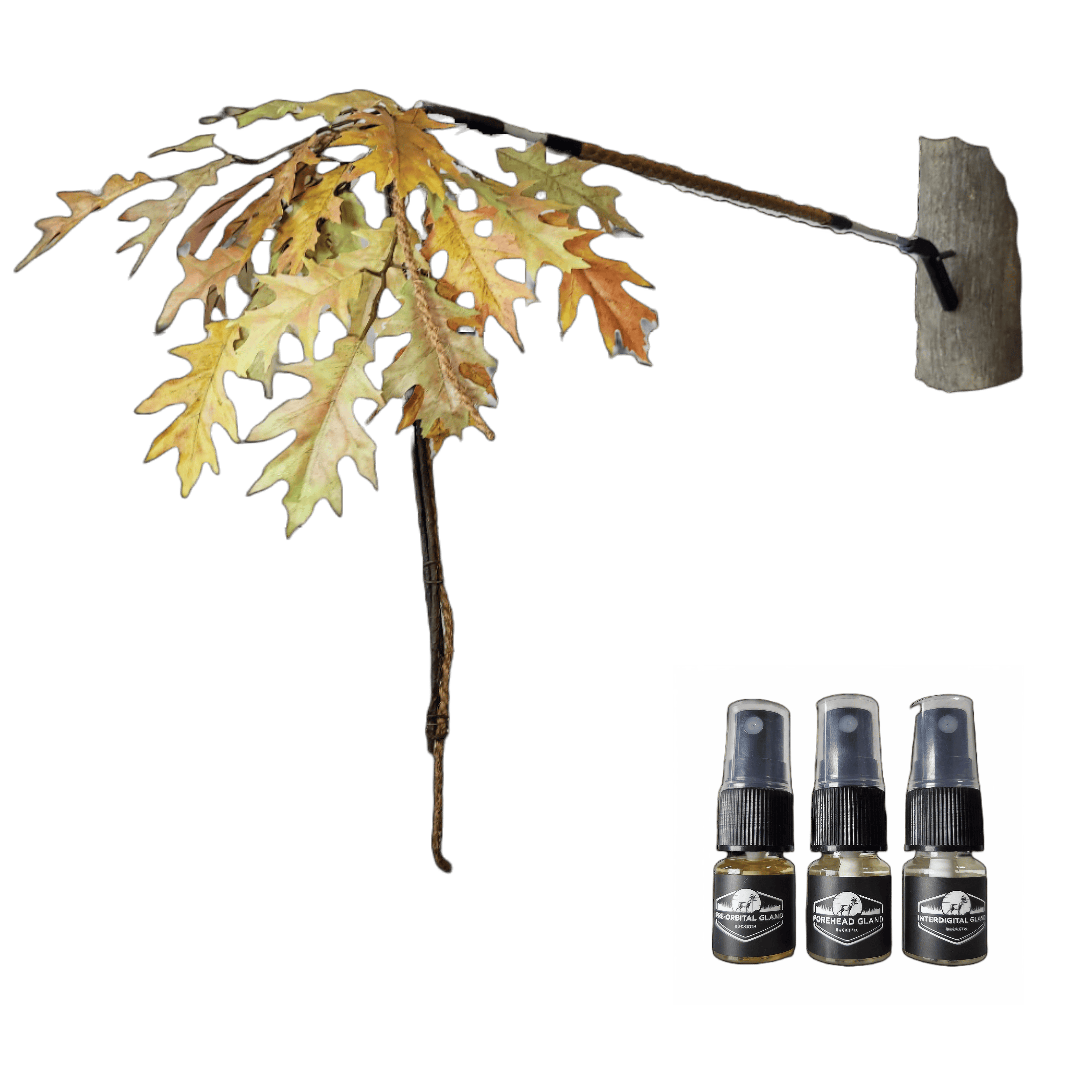 BuckStik Scent Elimination Single BuckBranch w/ 3 Pack of Glands (5ml) BuckBranch w/ 3 pack of Glands