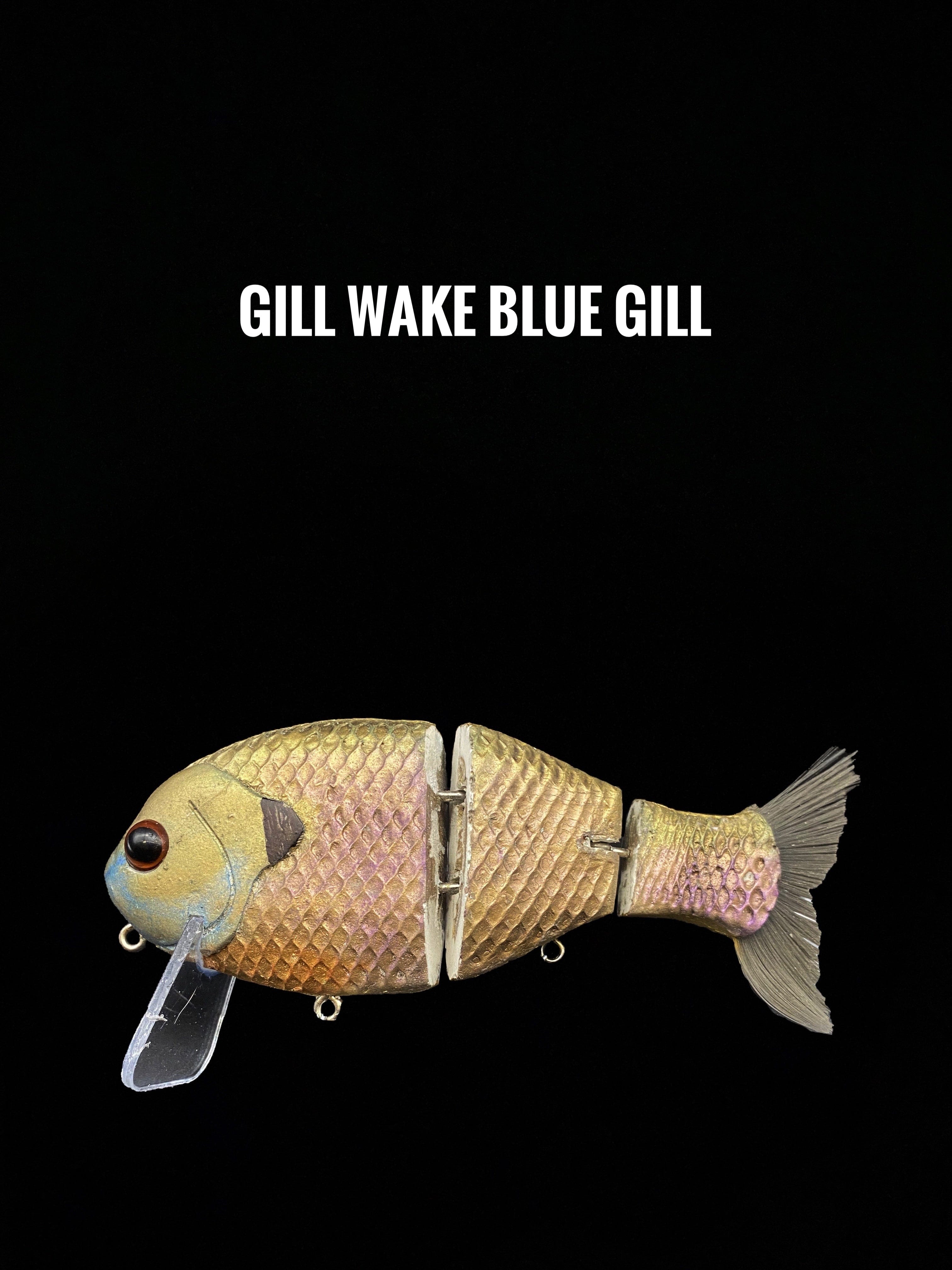 Bull Shad Swimbaits Blue GIll Wake Gill