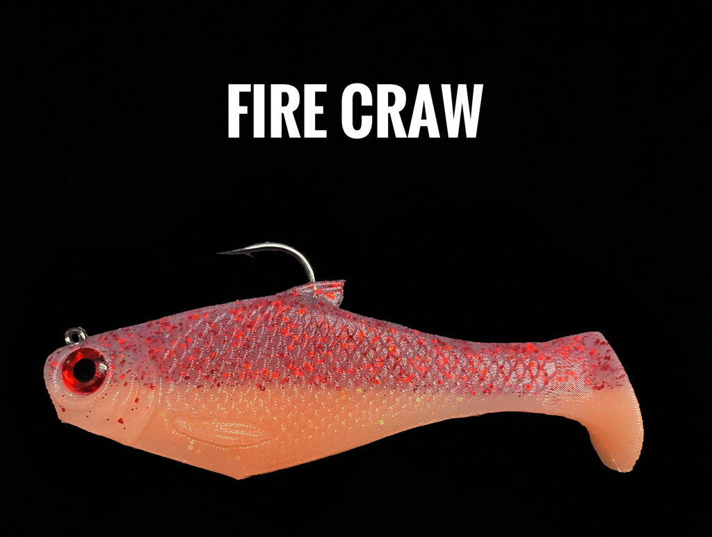 burrito fishing lure 6" Bacca Burrito Medium Sink Alien Abduction