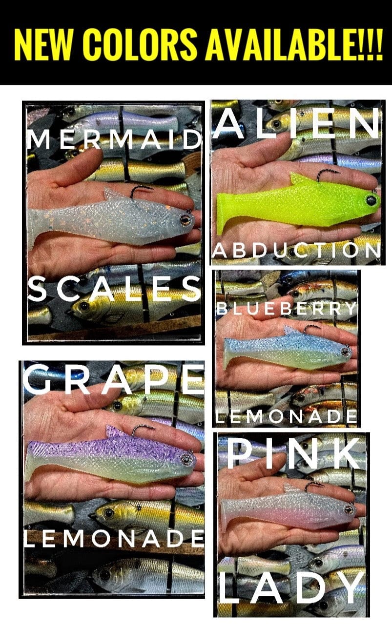 Bull Shad Swimbaits Soft Swimbaits 6" Bacca Burrito Medium Sink