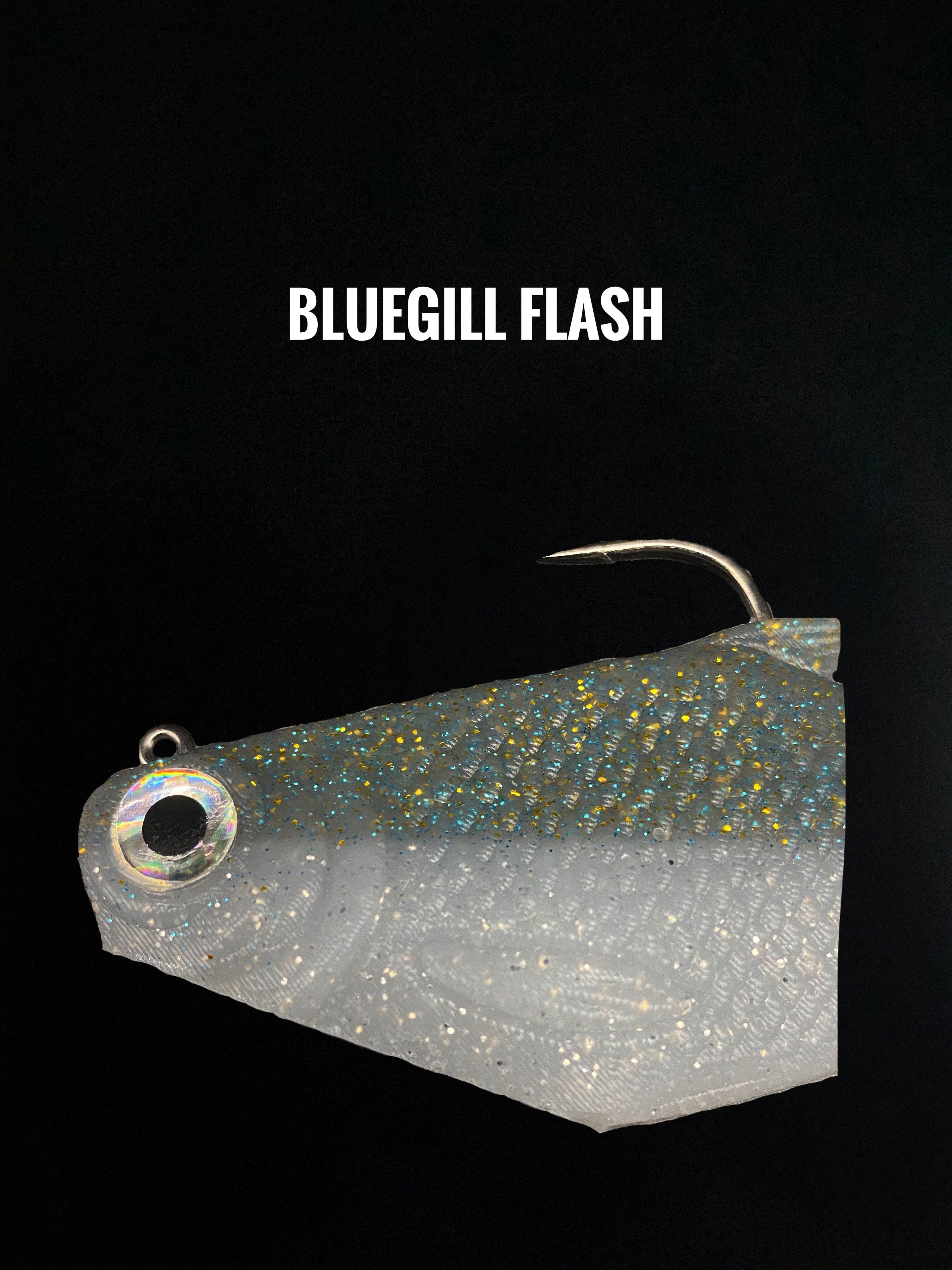 Bull Shad Swimbaits Soft Swimbaits Bluegill Flash 6" Bacca Burrito Medium Sink