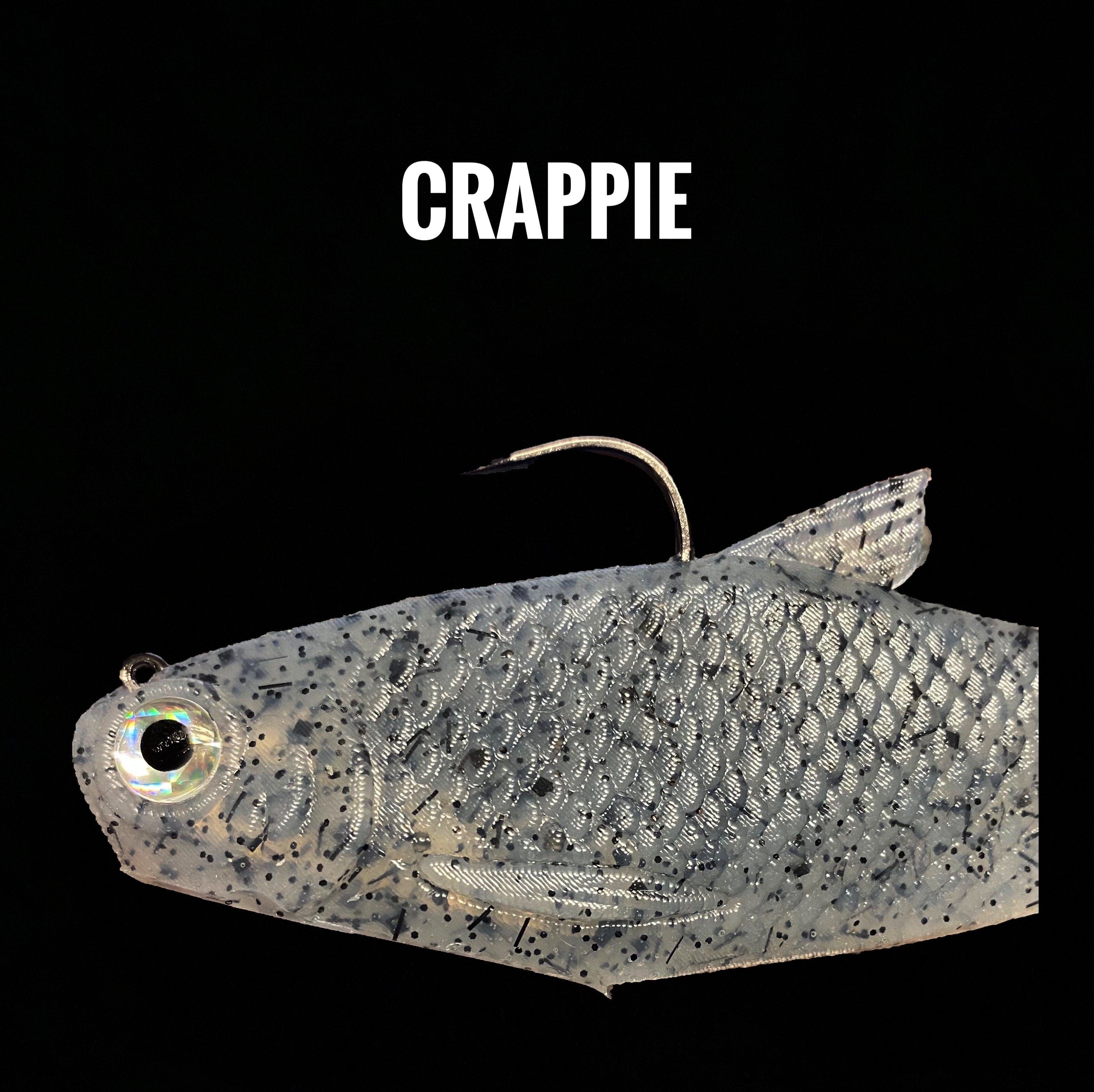 Bull Shad Swimbaits Soft Swimbaits Crappie 6" Bacca Burrito Medium Sink