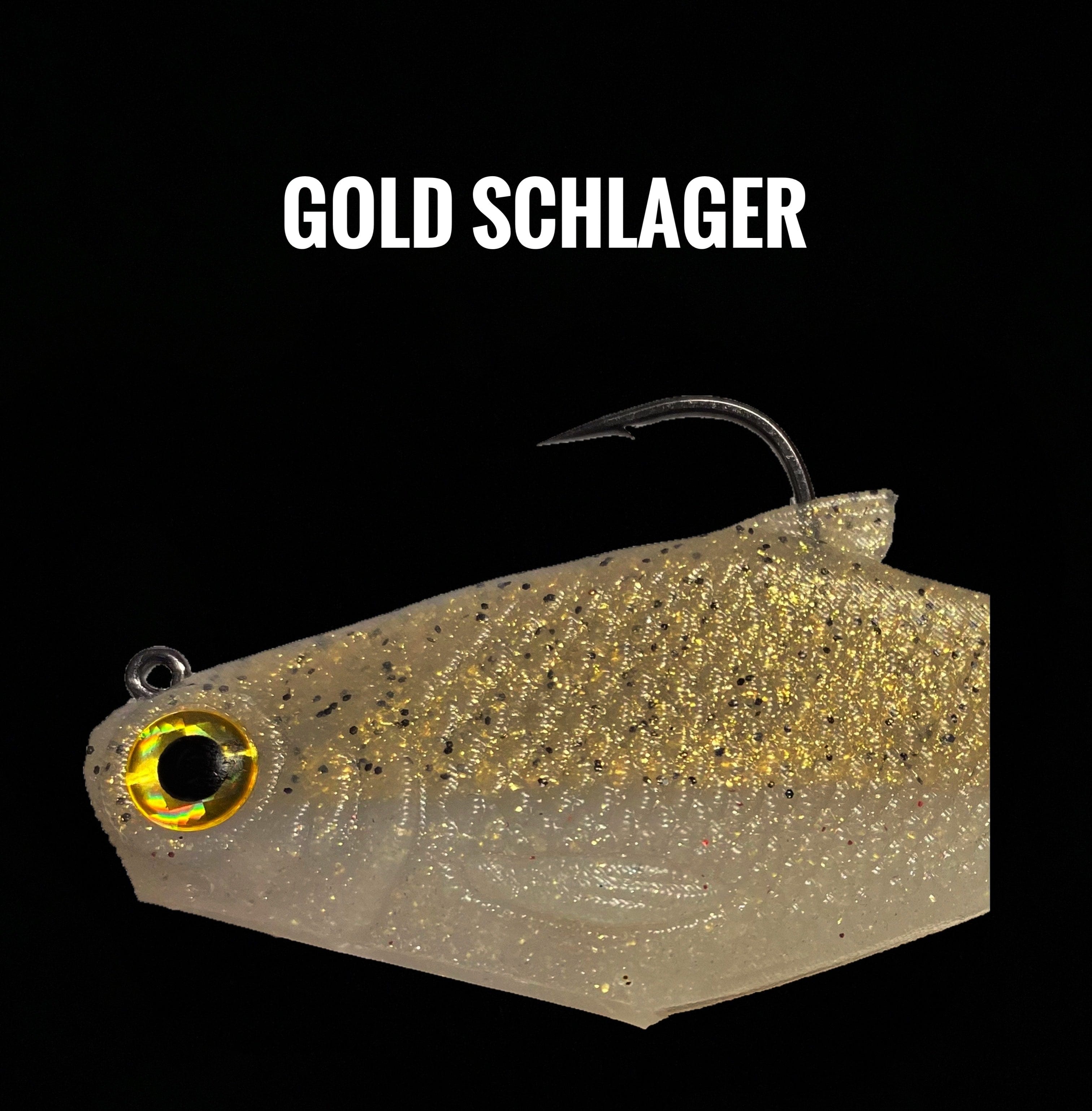 Bull Shad Swimbaits Soft Swimbaits Goldschlager 6" Bacca Burrito Medium Sink