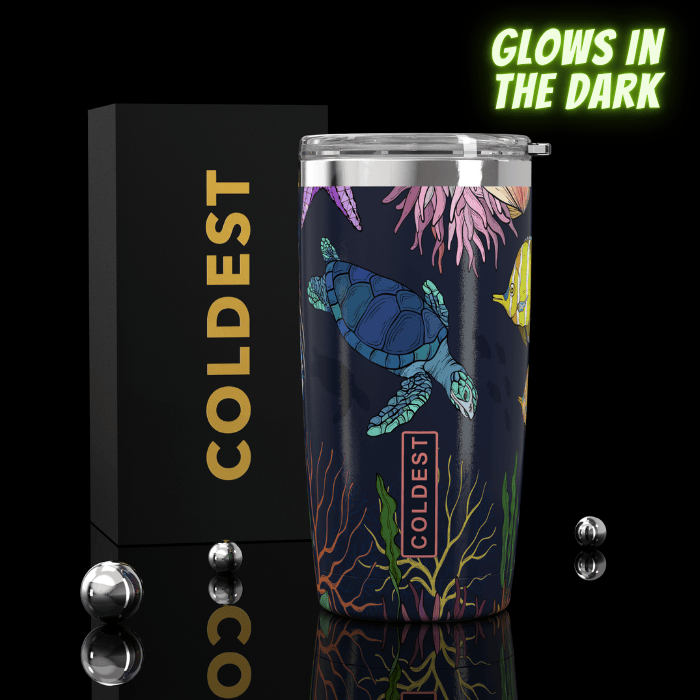 Coldest Hydration Glowie Turtle Ultra / 20oz Coldest 20 oz Tumbler v2