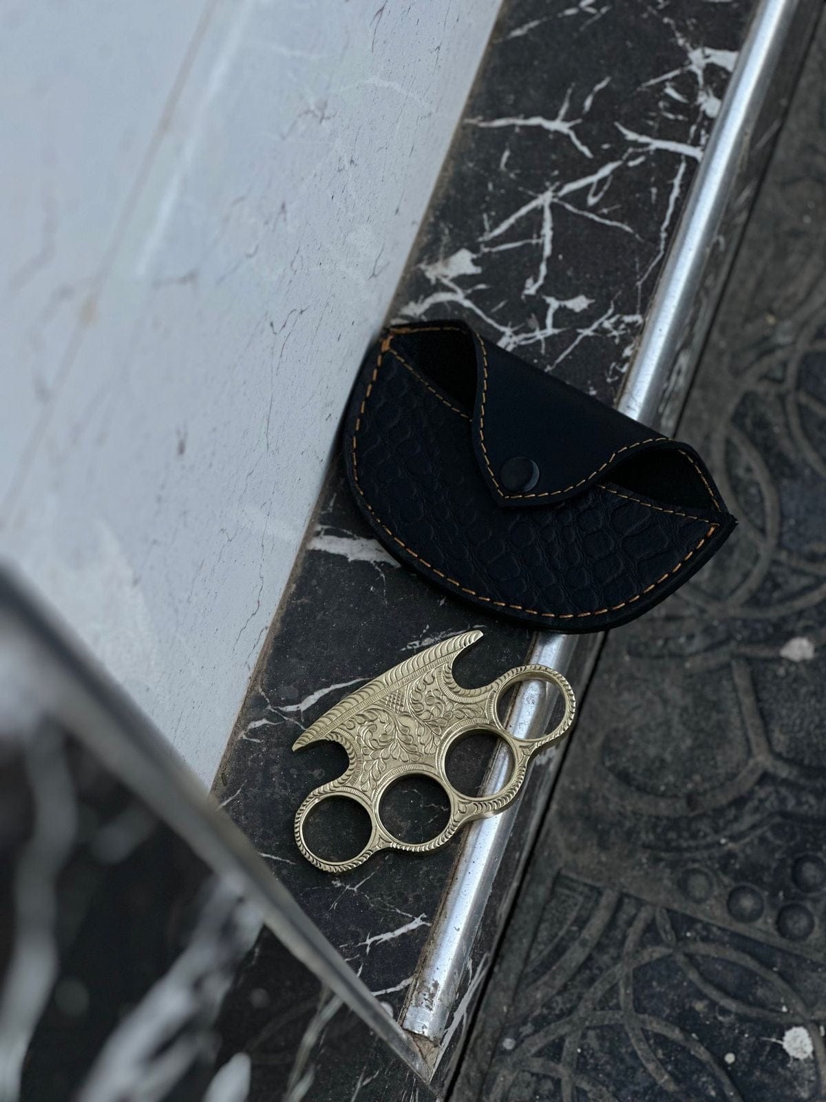 cskforged 37 Custom engraved brass knuckle