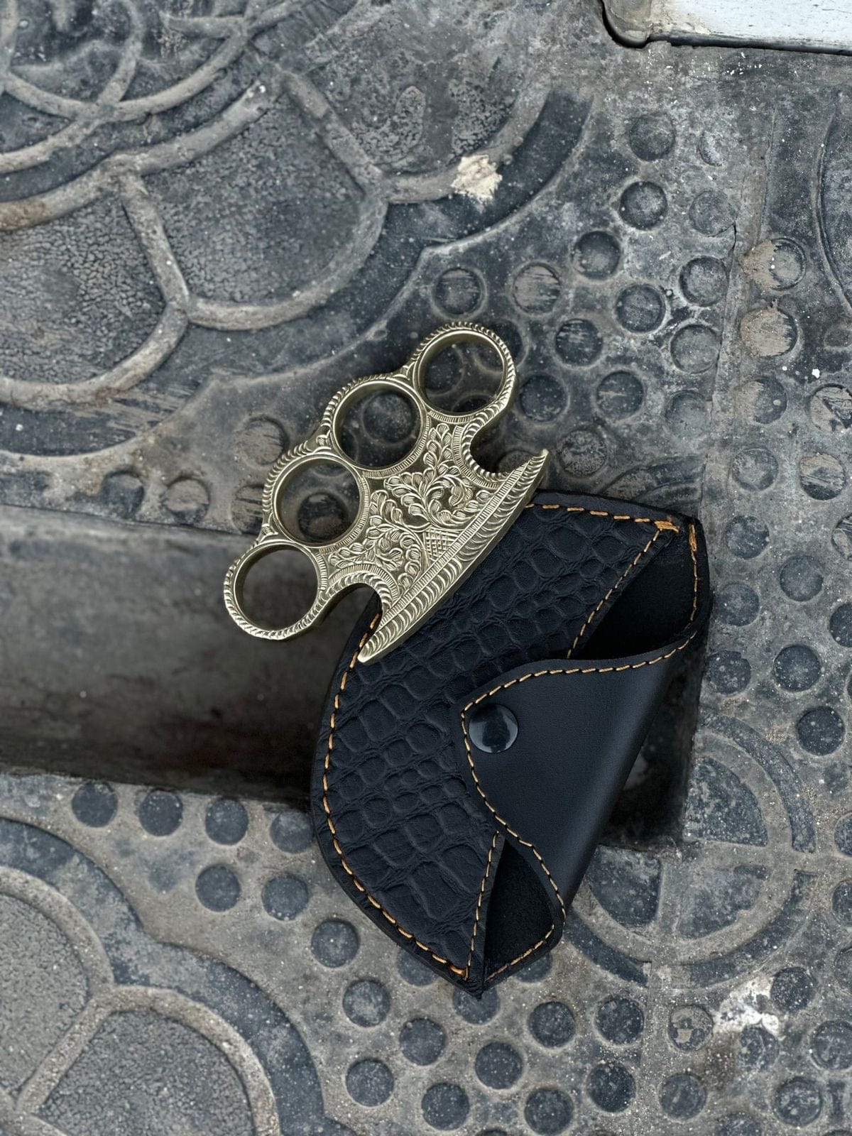 cskforged 37 Custom engraved brass knuckle