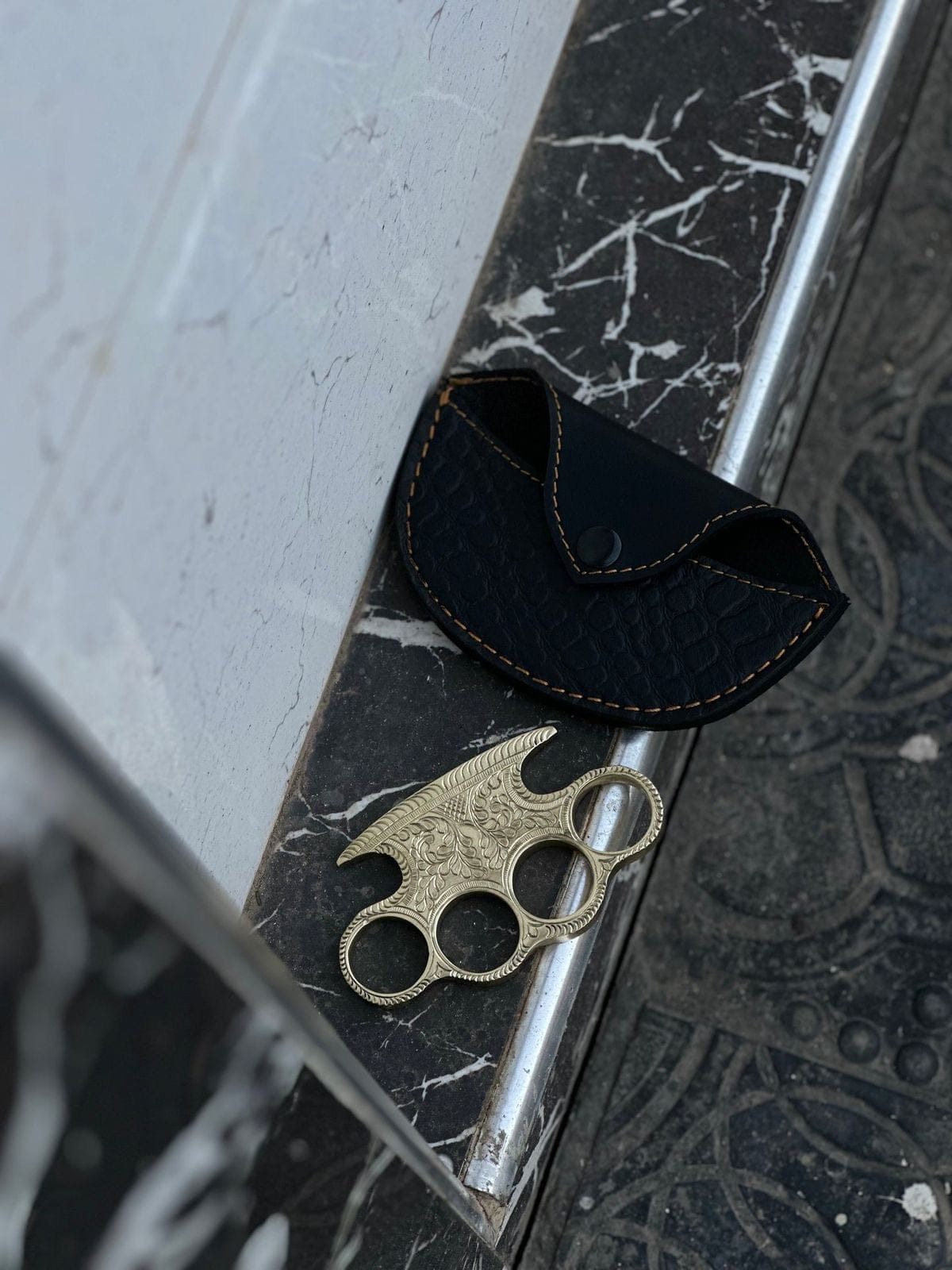 cskforged 37 Custom engraved brass knuckle
