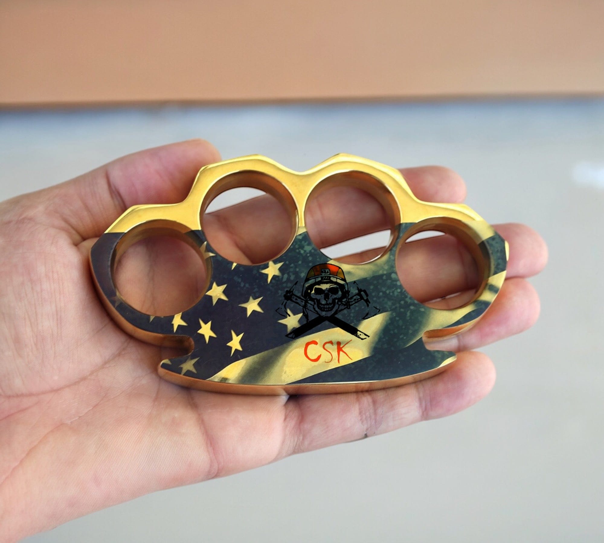 cskforged America Flag Brass Knuckle