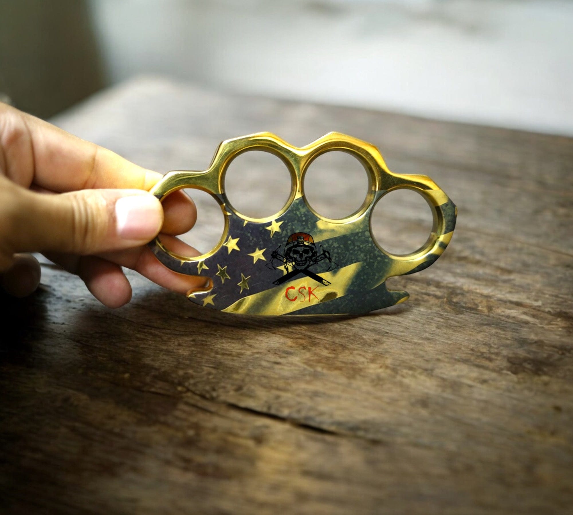 cskforged America Flag Brass Knuckle