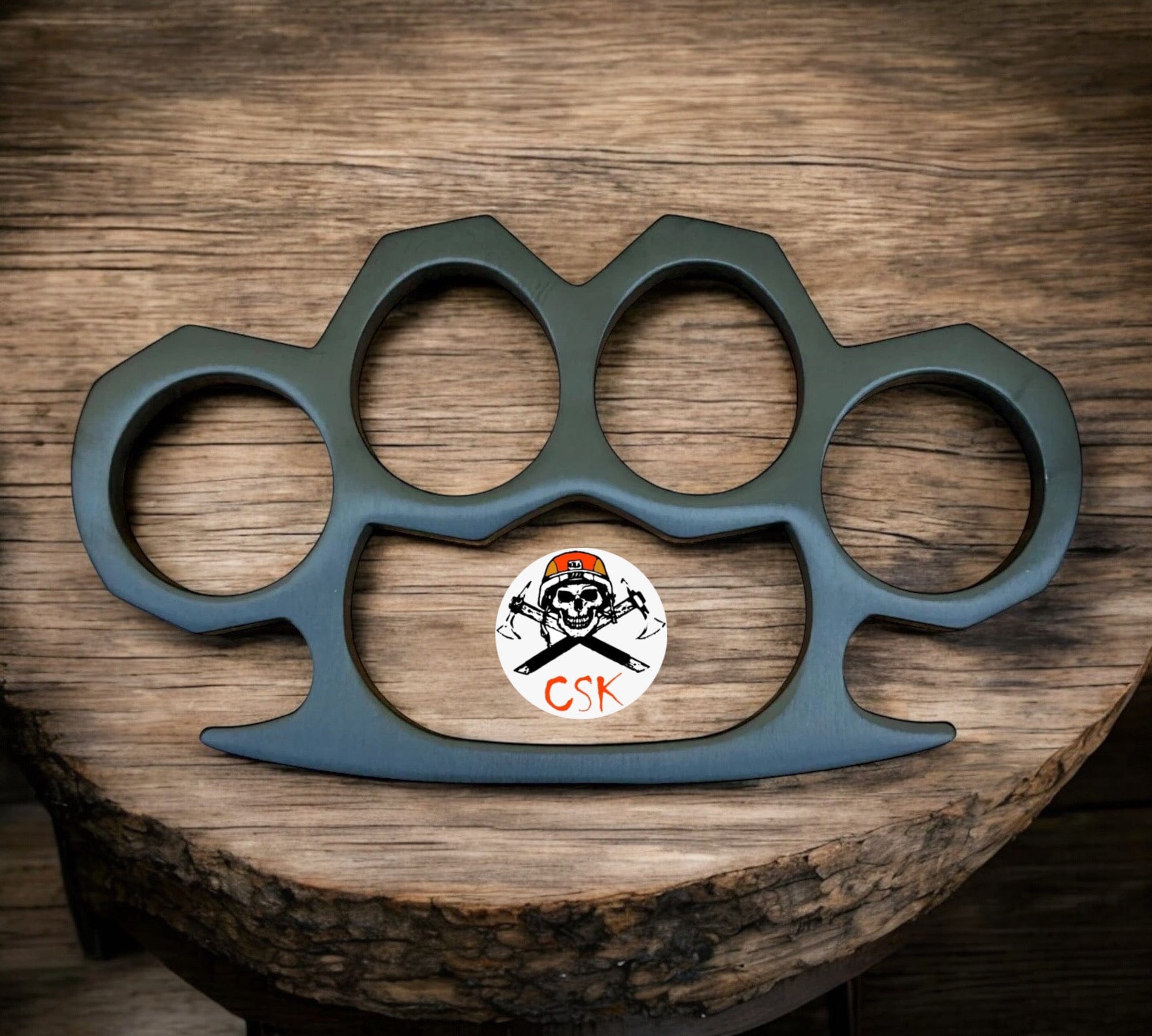 cskforged Black Brass Knuckle Matte Finish With Case