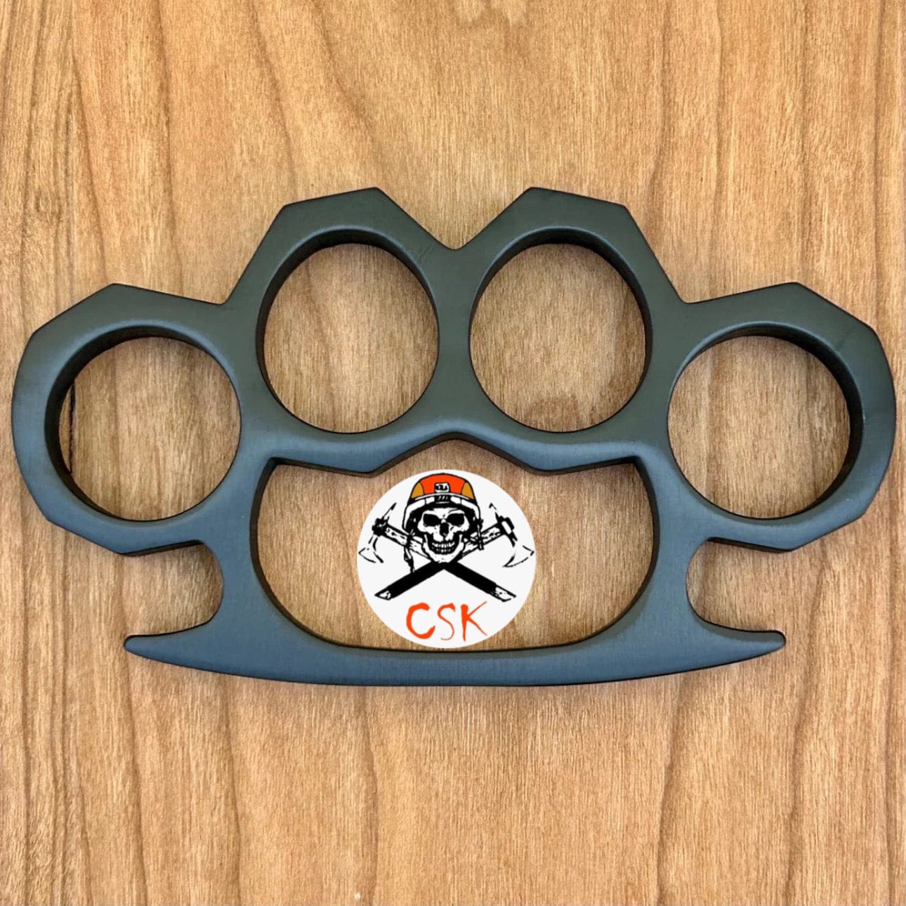 cskforged Black Brass Knuckle with Matte Finish