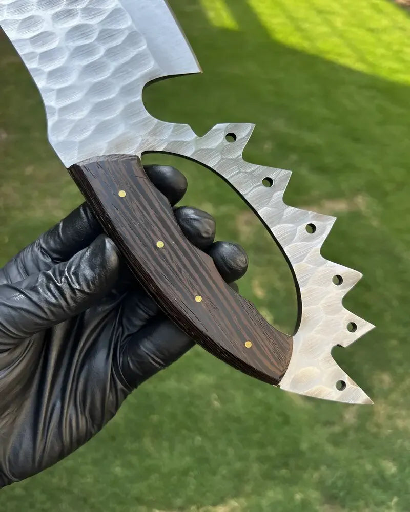 cskforged Butcher cleaver D2 Steel Cleaver/Chopper knife