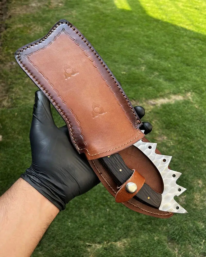 cskforged Butcher cleaver D2 Steel Cleaver/Chopper knife