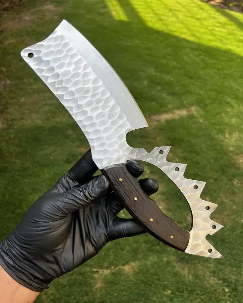cskforged Butcher cleaver D2 Steel Cleaver/Chopper knife
