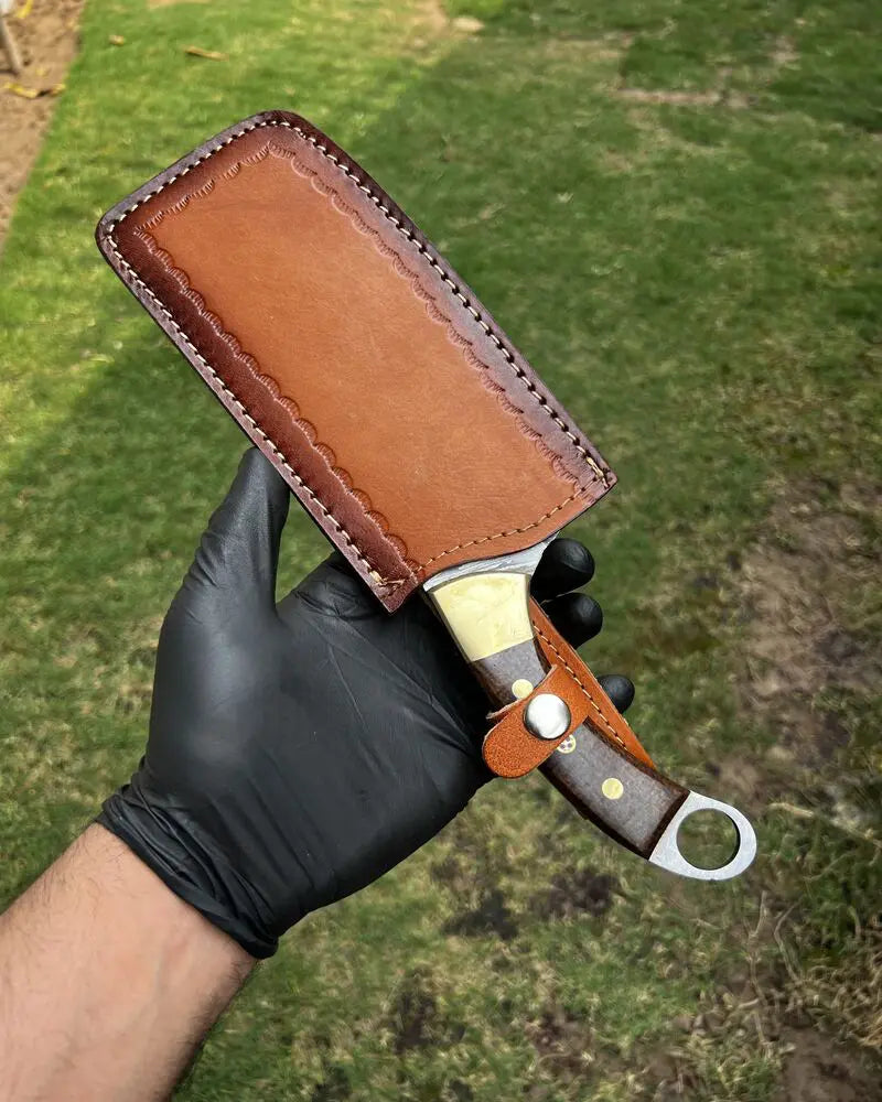 cskforged Butcher cleaver Damascus Cleaver Chopper knife/ Meat knife