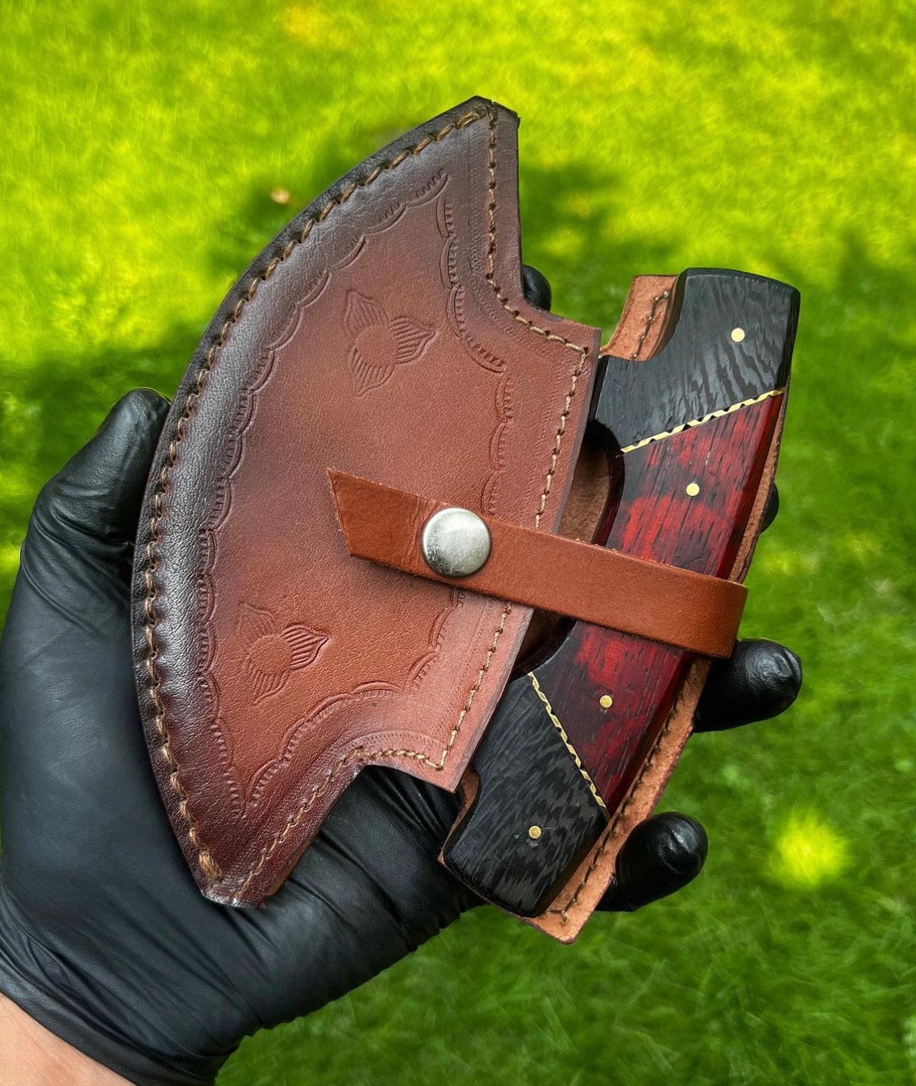 cskforged Chef knife Custom Damascus ulu Knife