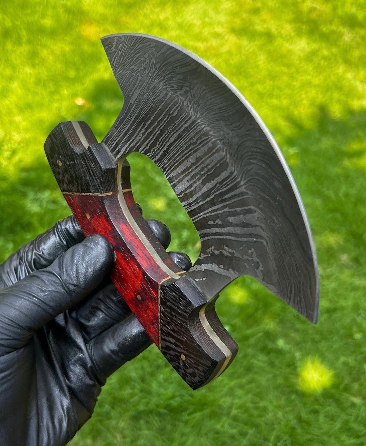 cskforged Chef knife Custom Damascus ulu Knife
