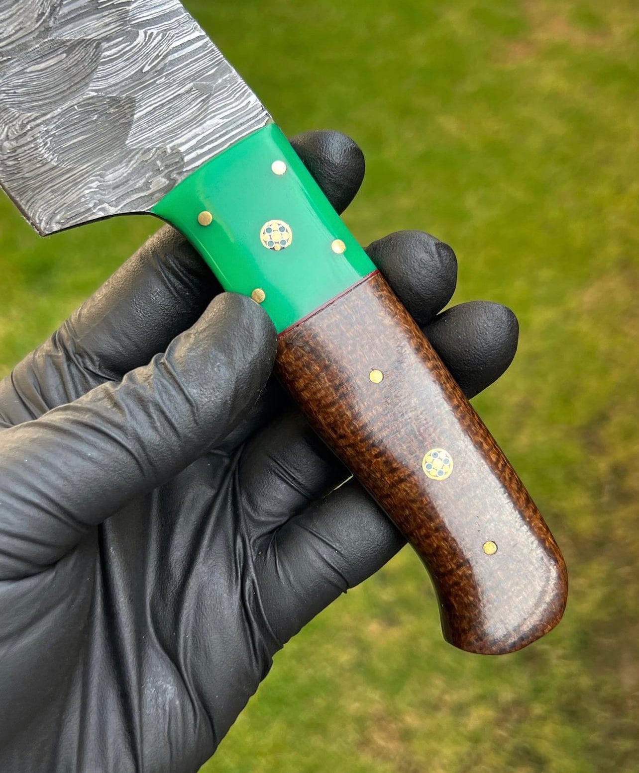 cskforged Chef knife Hand Forged Damascus Steel Fixed Bladed chef knife