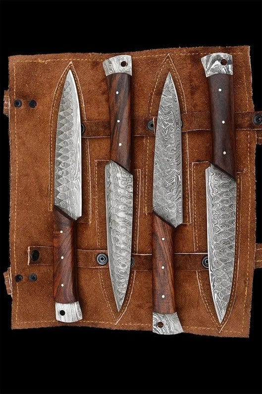 cskforged Chef knife Hand Made Steak knives Set