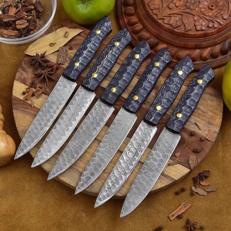 cskforged Chef knife Hand Made Steak knives Set