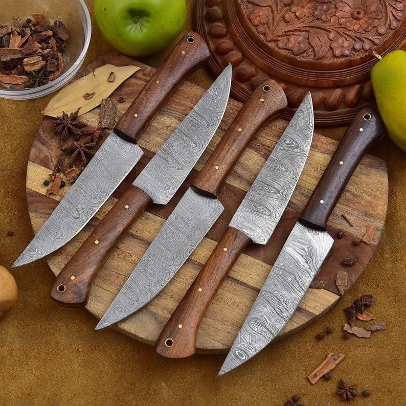 cskforged Chef knife Hand Made Steak knives Set