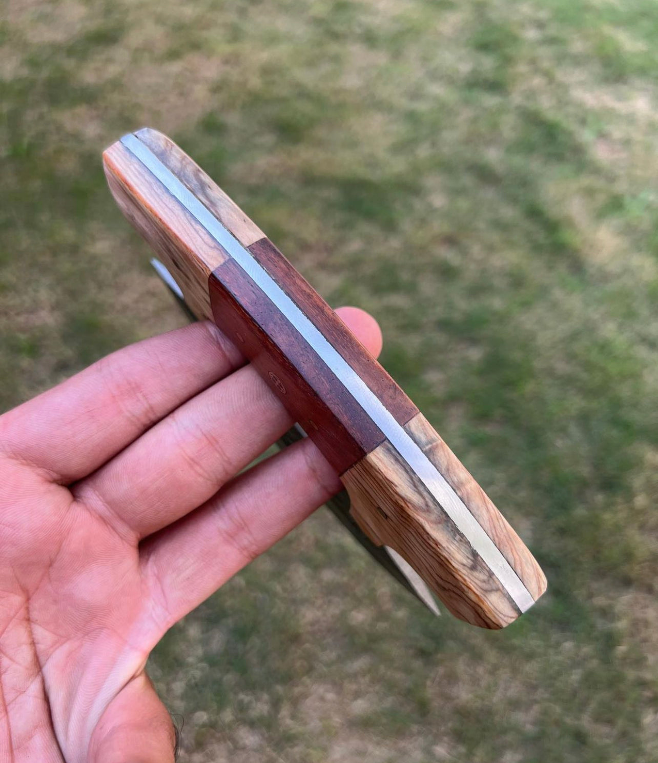 cskforged Chef knife Unique Custom Damascus ulu Knife