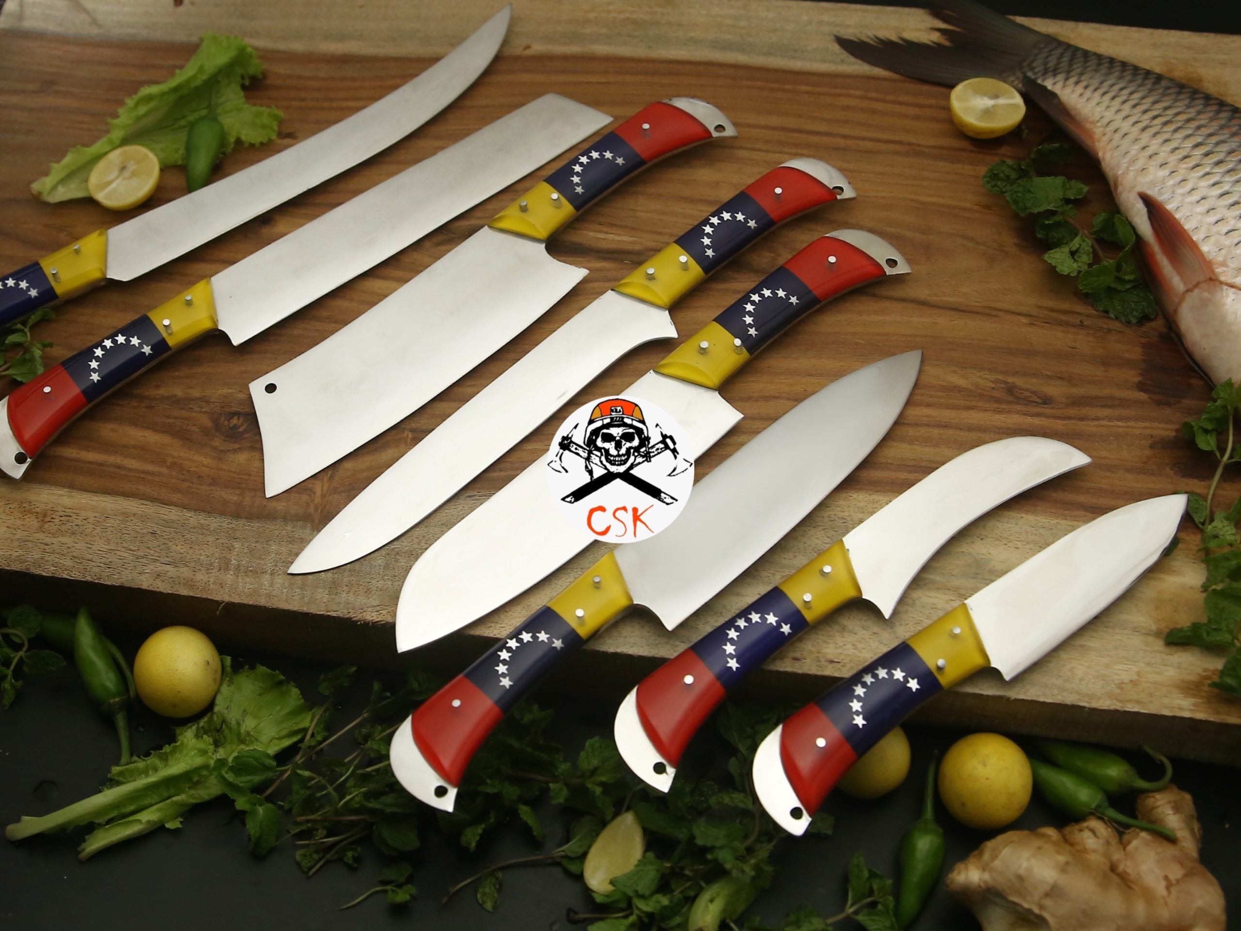 cskforged Chef knife White Steel Venezuela Chef Knives