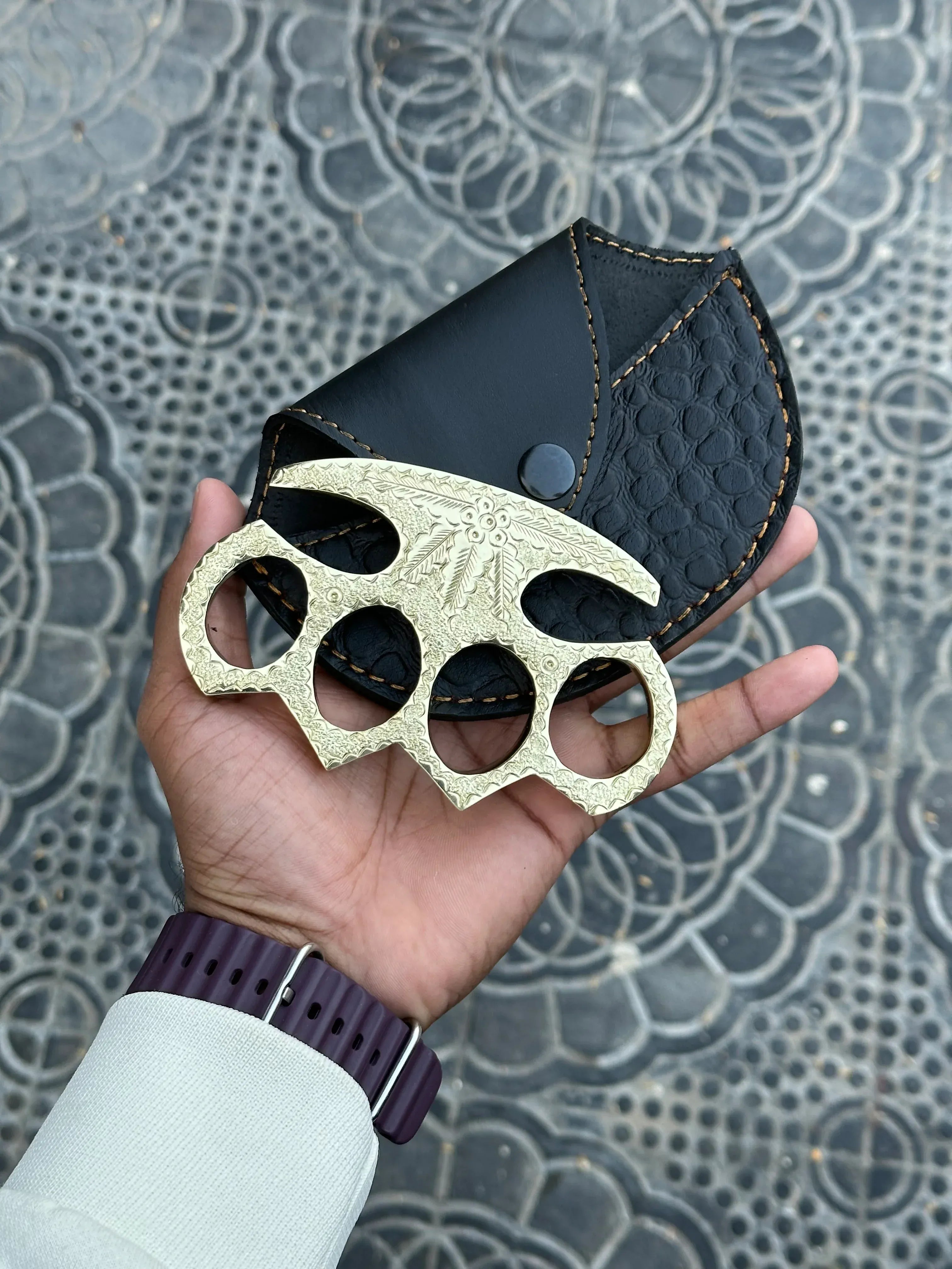 cskforged Custom engraved brass knuckle