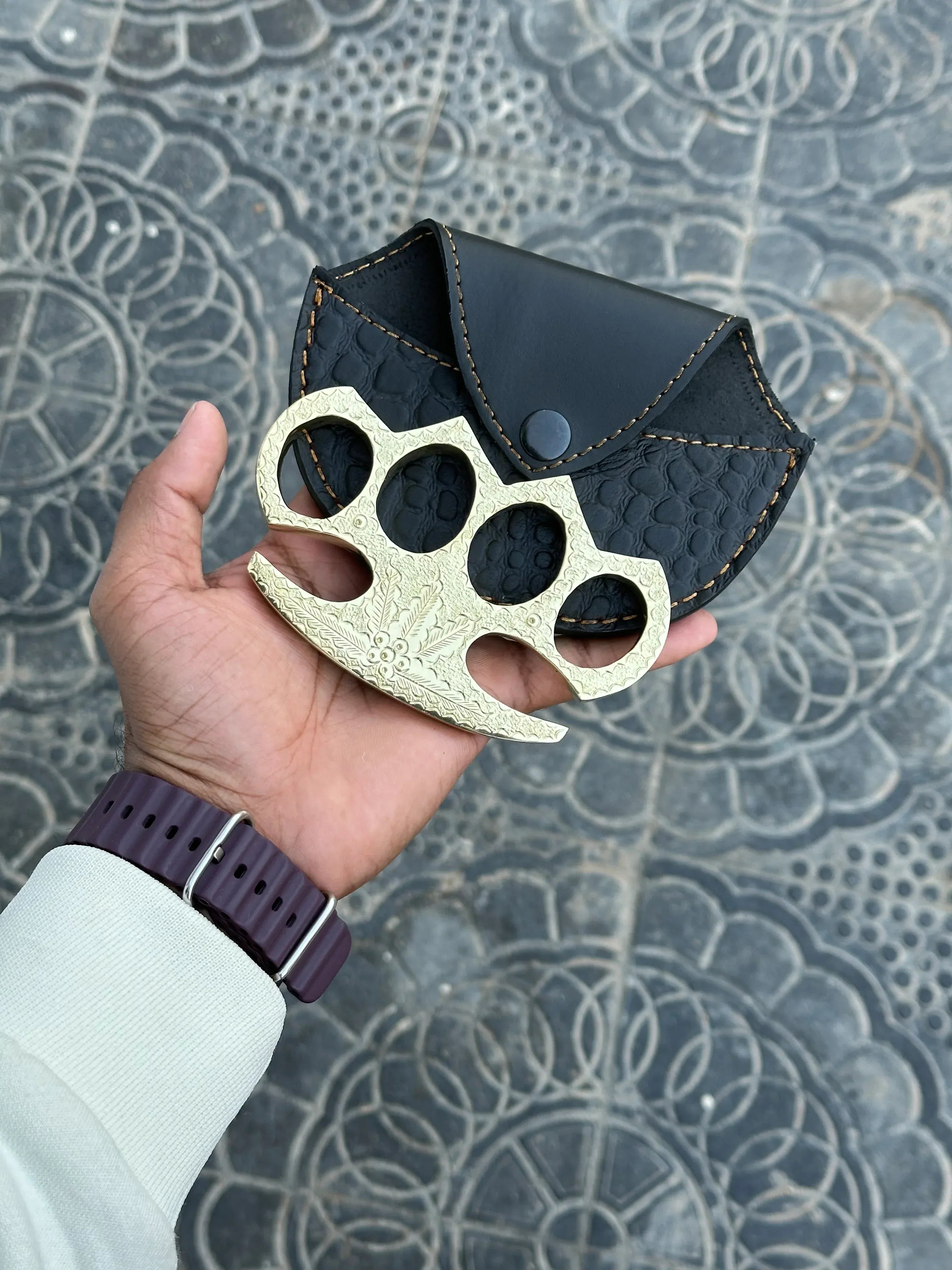 cskforged Custom engraved brass knuckle