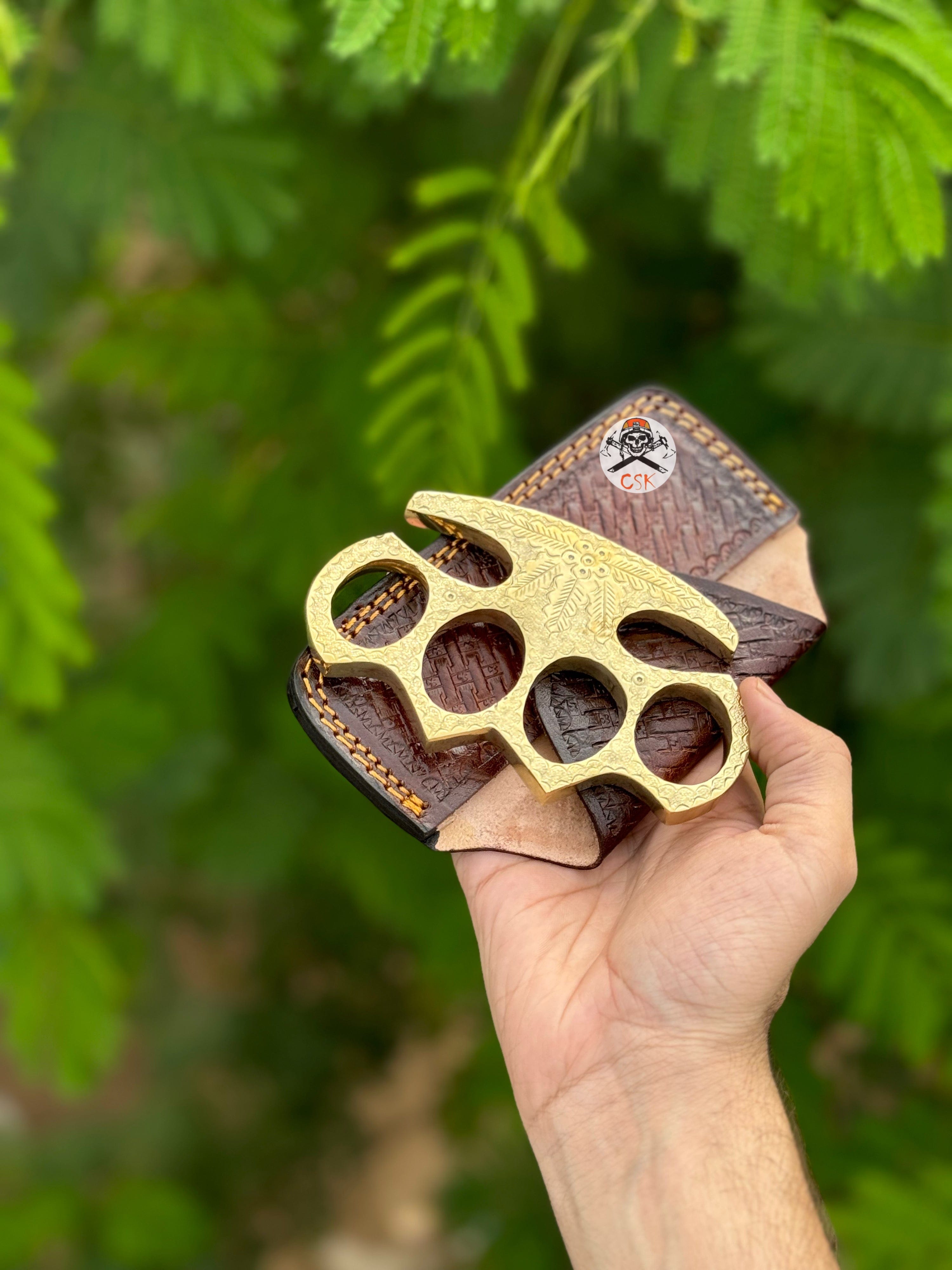 cskforged Custom engraved brass knuckle
