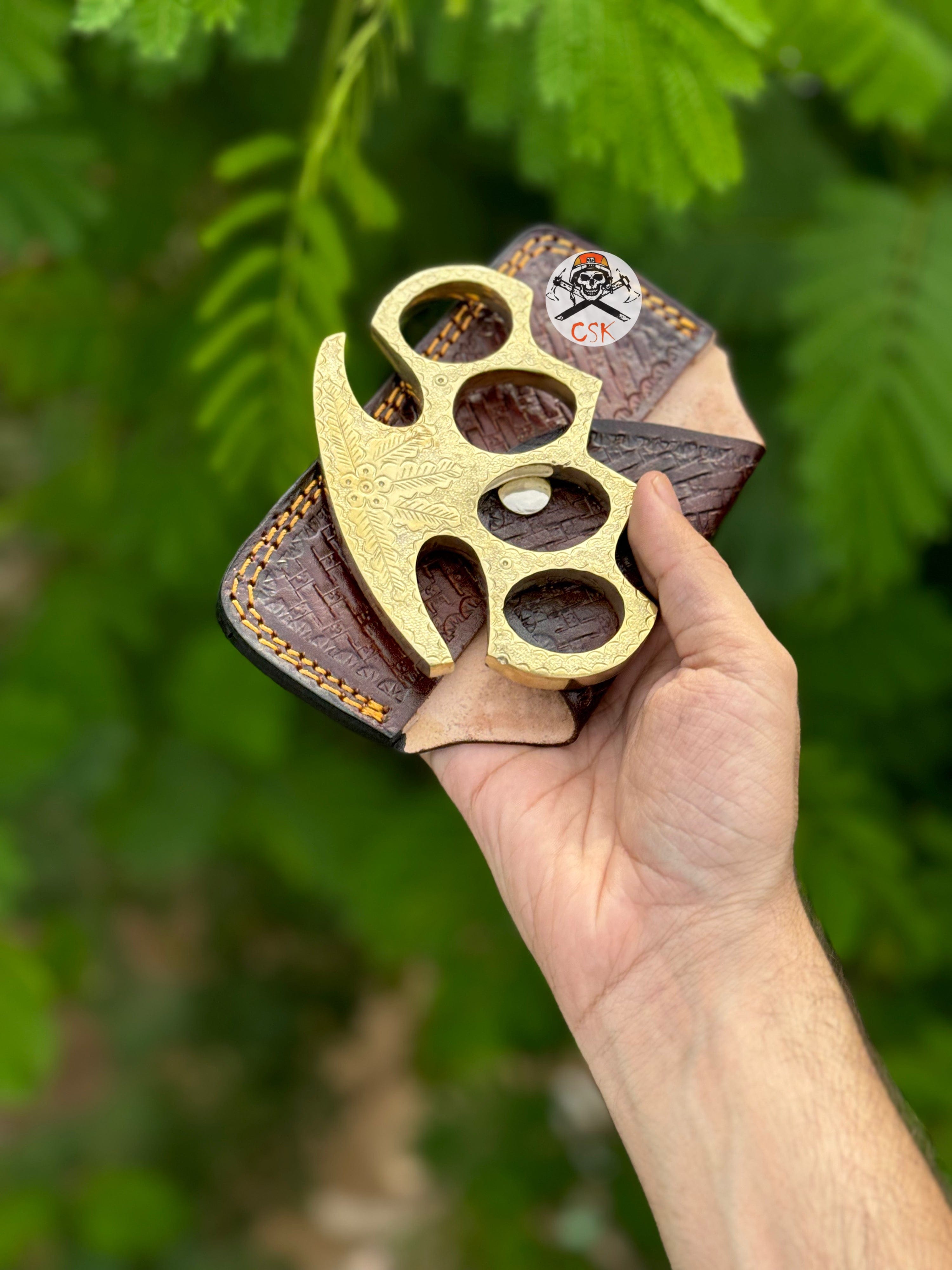 cskforged Custom engraved brass knuckle