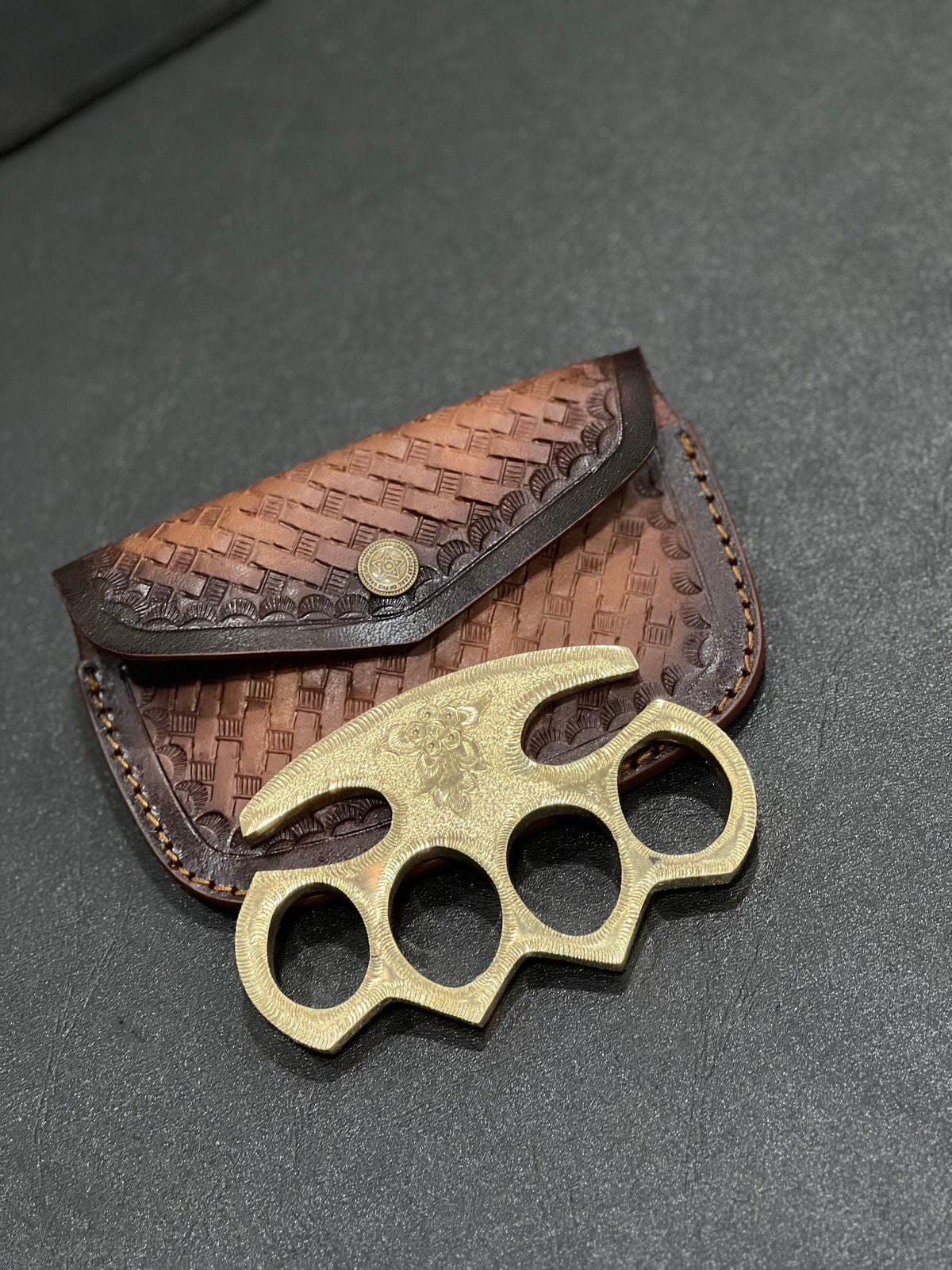 cskforged Custom engraved brass knuckle
